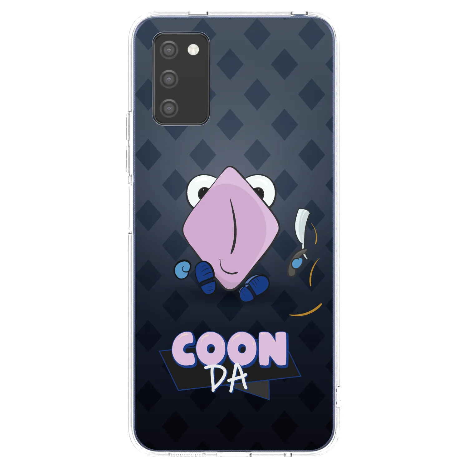 Picasee silikonový průhledný obal pro Samsung Galaxy A03s A037G - COONDA holátko - tmavá