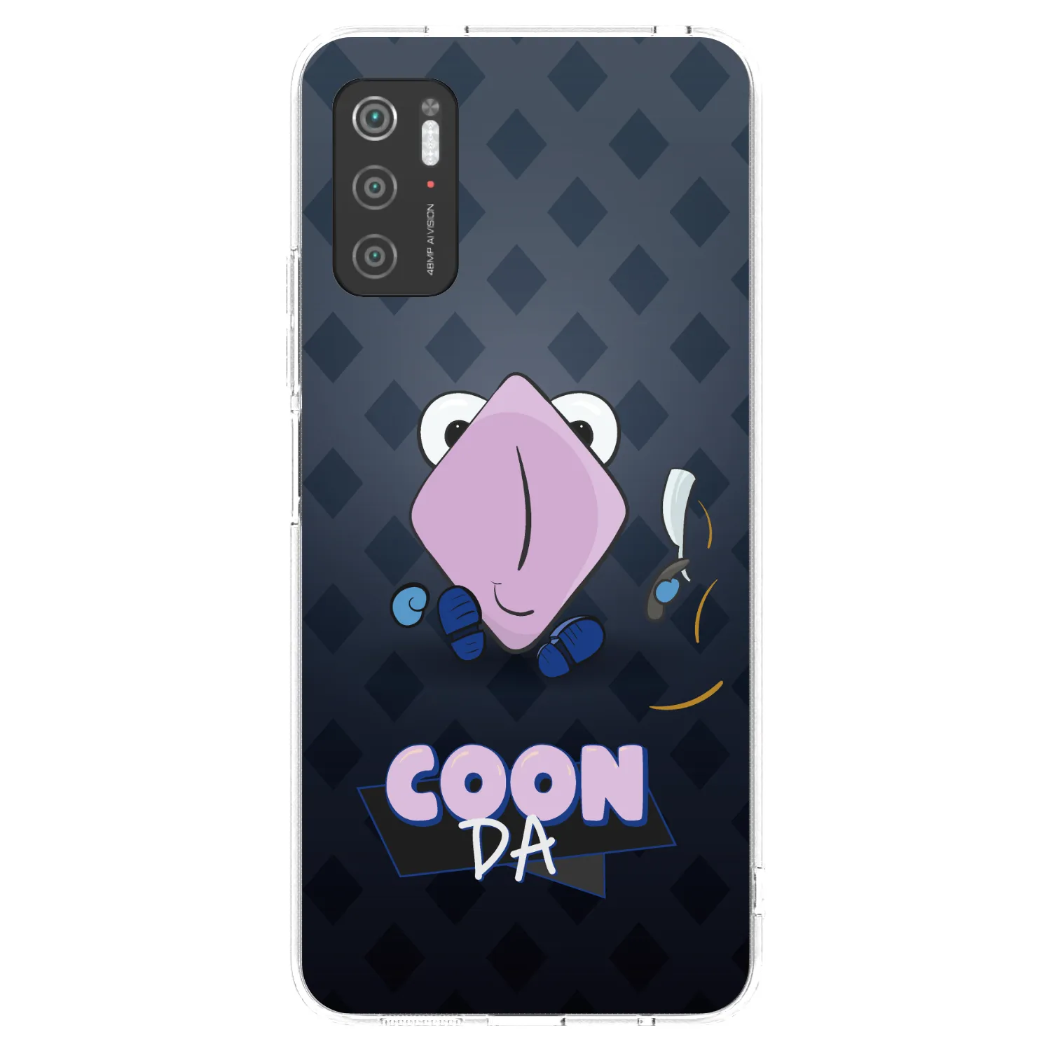 Picasee silikonový průhledný obal pro Xiaomi Poco M3 Pro 5G - COONDA holátko - tmavá