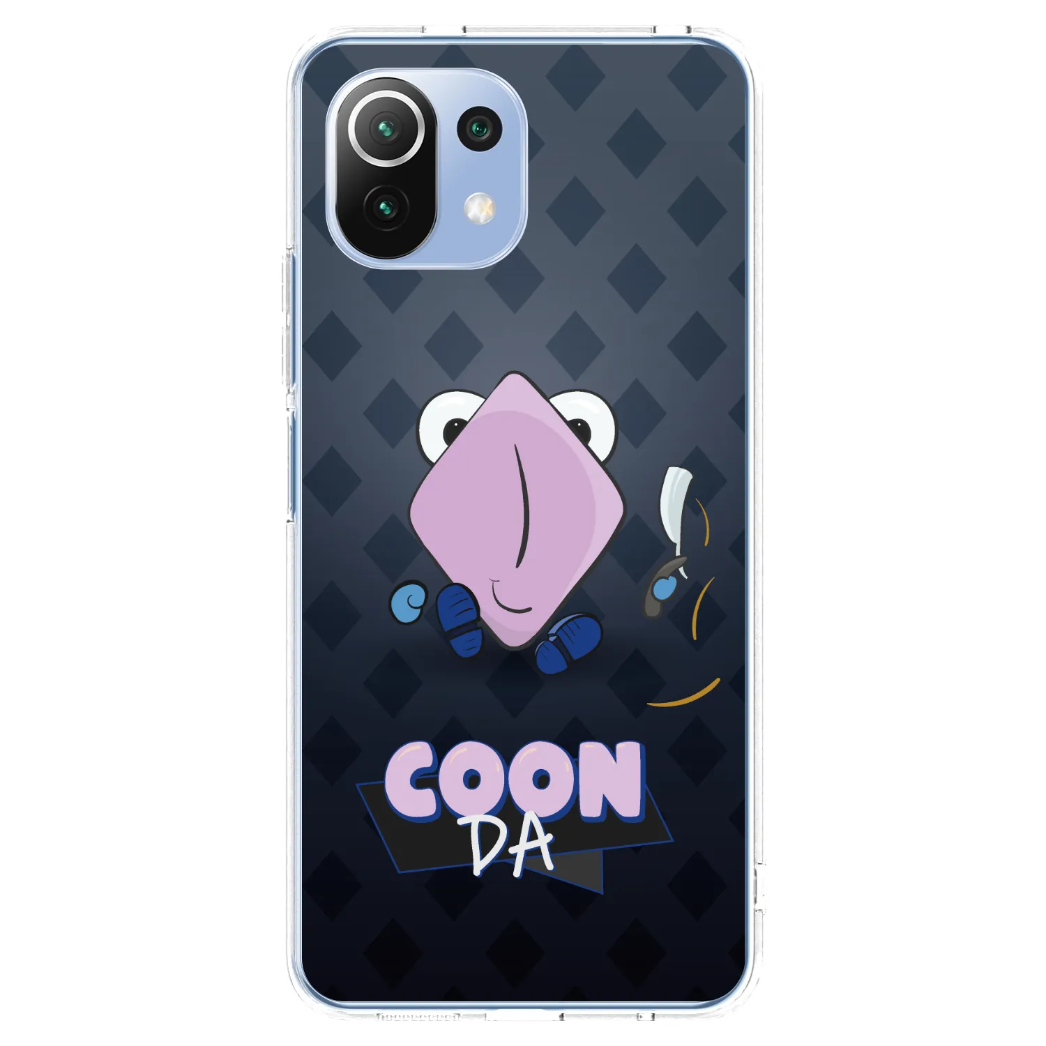 Picasee silikonový průhledný obal pro Xiaomi 11 Lite 5G NE - COONDA holátko - tmavá