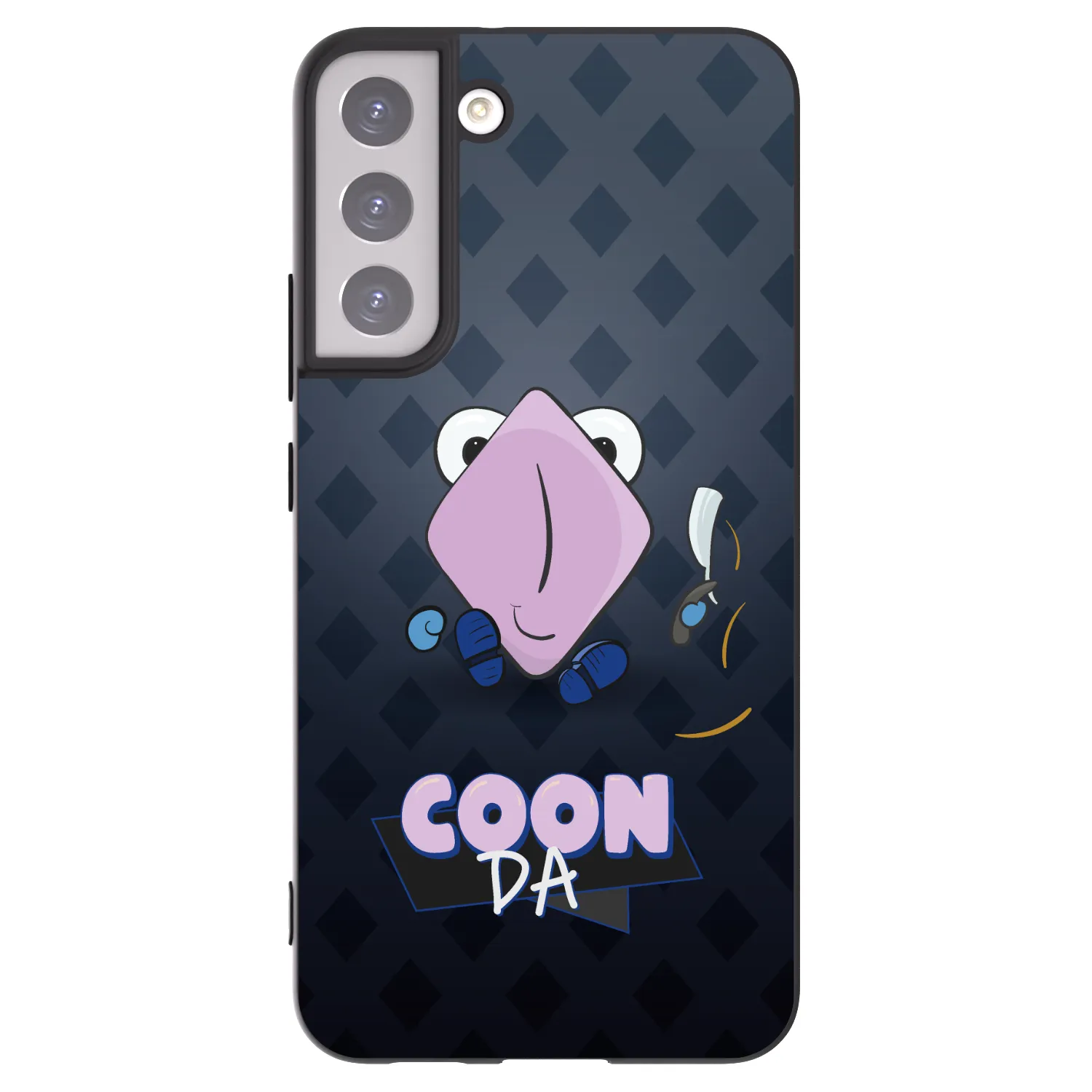 Picasee silikonový černý obal pro Samsung Galaxy S22+ 5G - COONDA holátko - tmavá