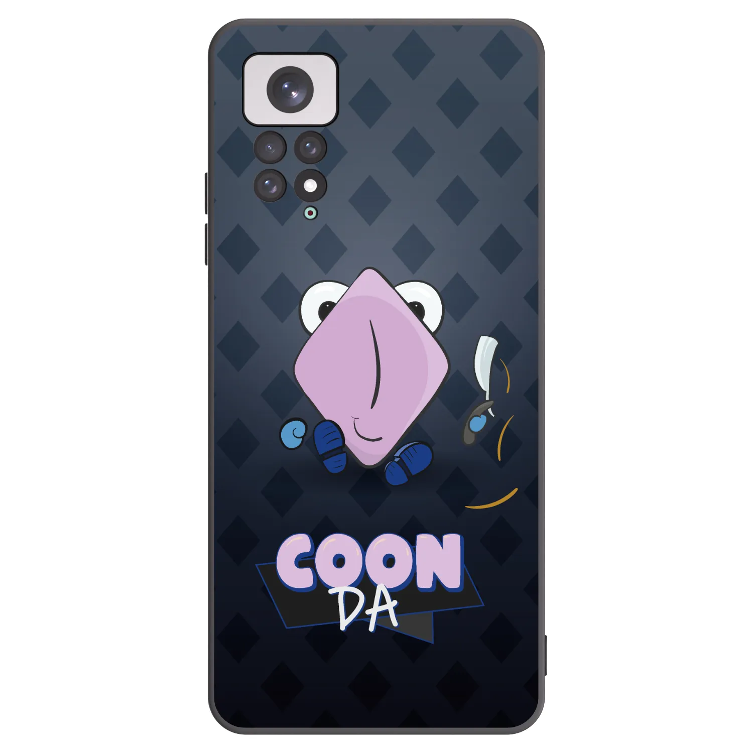Picasee silikonový černý obal pro Xiaomi Redmi Note 11 - COONDA holátko - tmavá