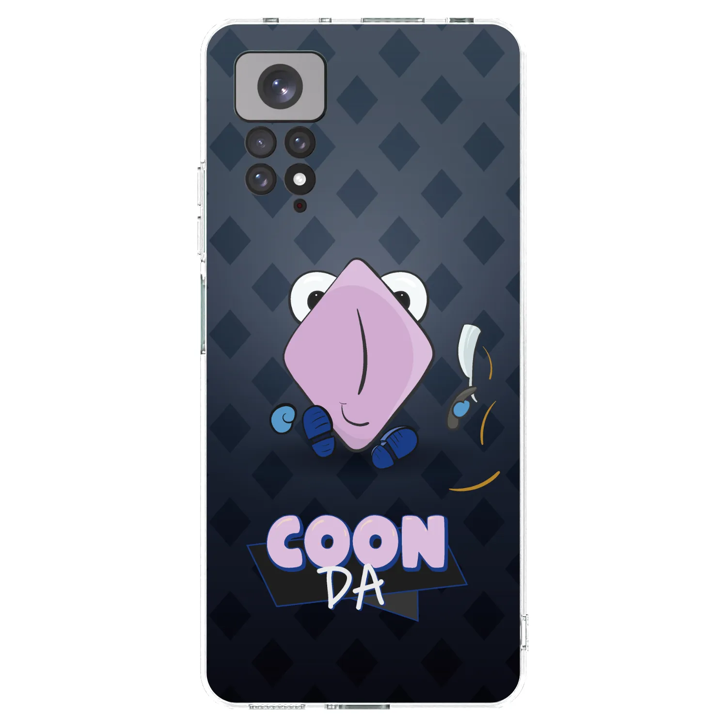 Picasee silikonový průhledný obal pro Xiaomi Redmi Note 11S 4G - COONDA holátko - tmavá