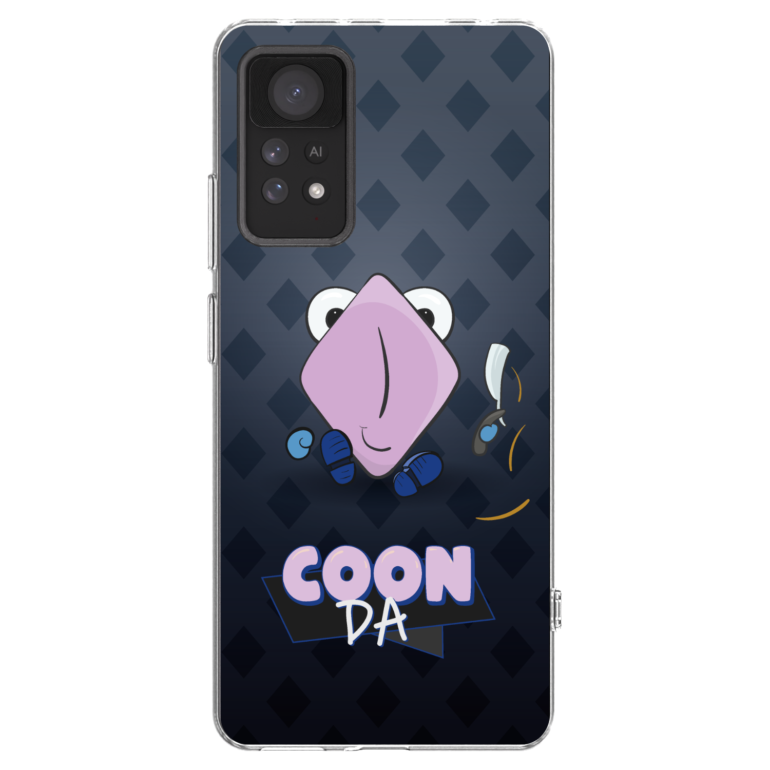 Picasee silikonový průhledný obal pro Xiaomi Redmi Note 11 Pro - COONDA holátko - tmavá