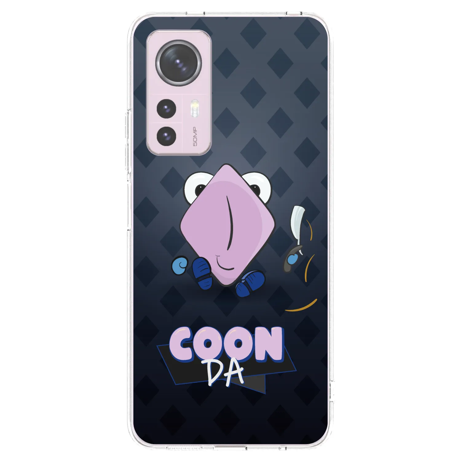 Picasee silikonový průhledný obal pro Xiaomi 12 - COONDA holátko - tmavá