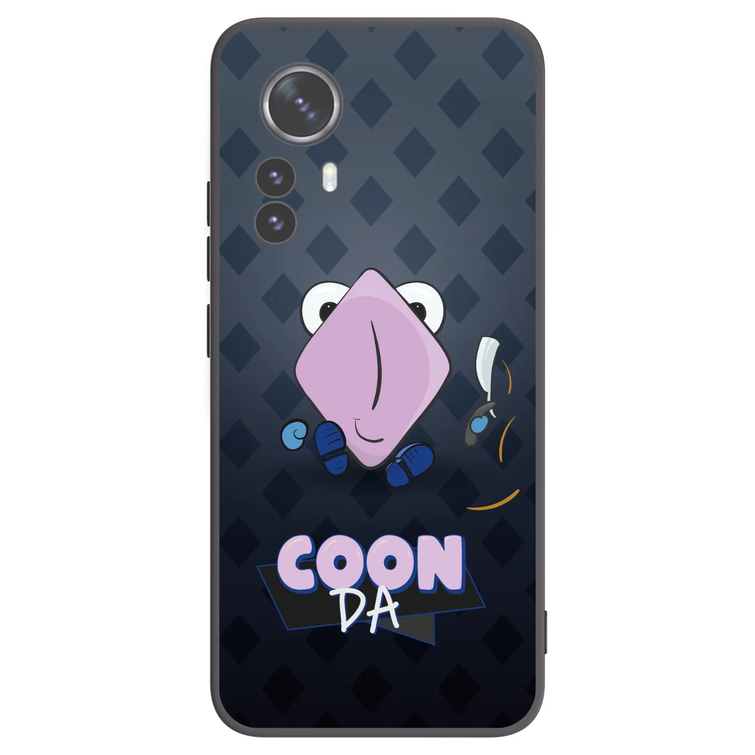 Picasee silikonový černý obal pro Xiaomi 12 Pro - COONDA holátko - tmavá