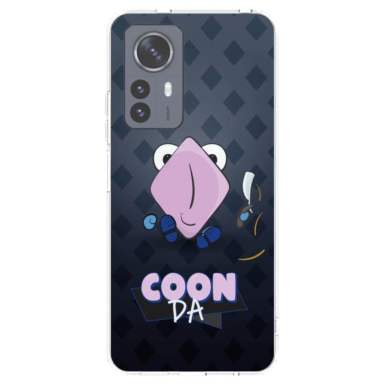 Picasee silikonový průhledný obal pro Xiaomi 12 Pro - COONDA holátko - tmavá