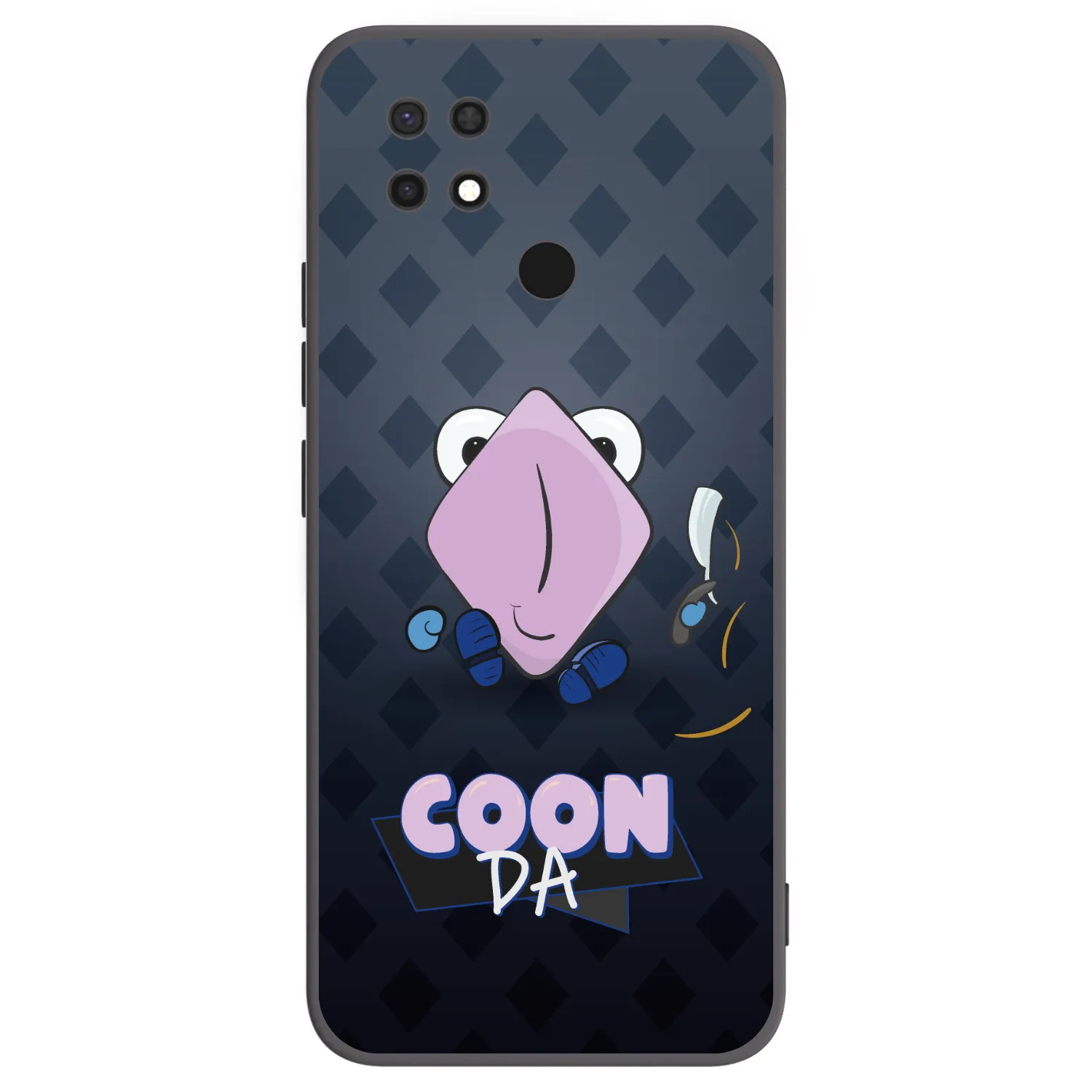 Picasee silikonový černý obal pro Xiaomi Redmi 10C - COONDA holátko - tmavá