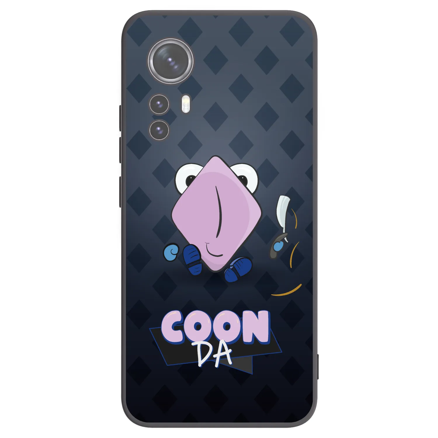 Picasee silikonový černý obal pro Xiaomi 12X - COONDA holátko - tmavá