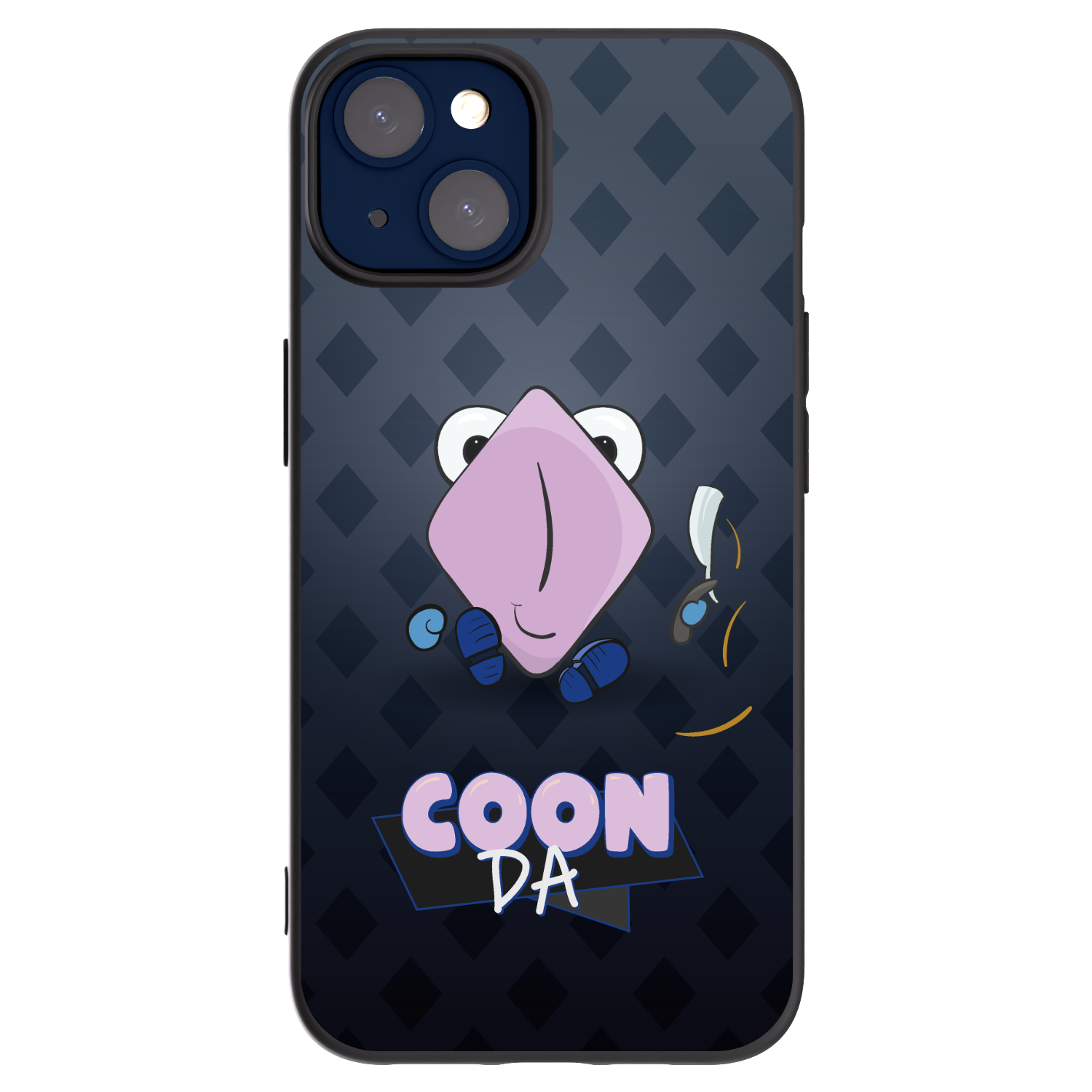 Picasee silikonový černý obal pro Apple iPhone 14 - COONDA holátko - tmavá