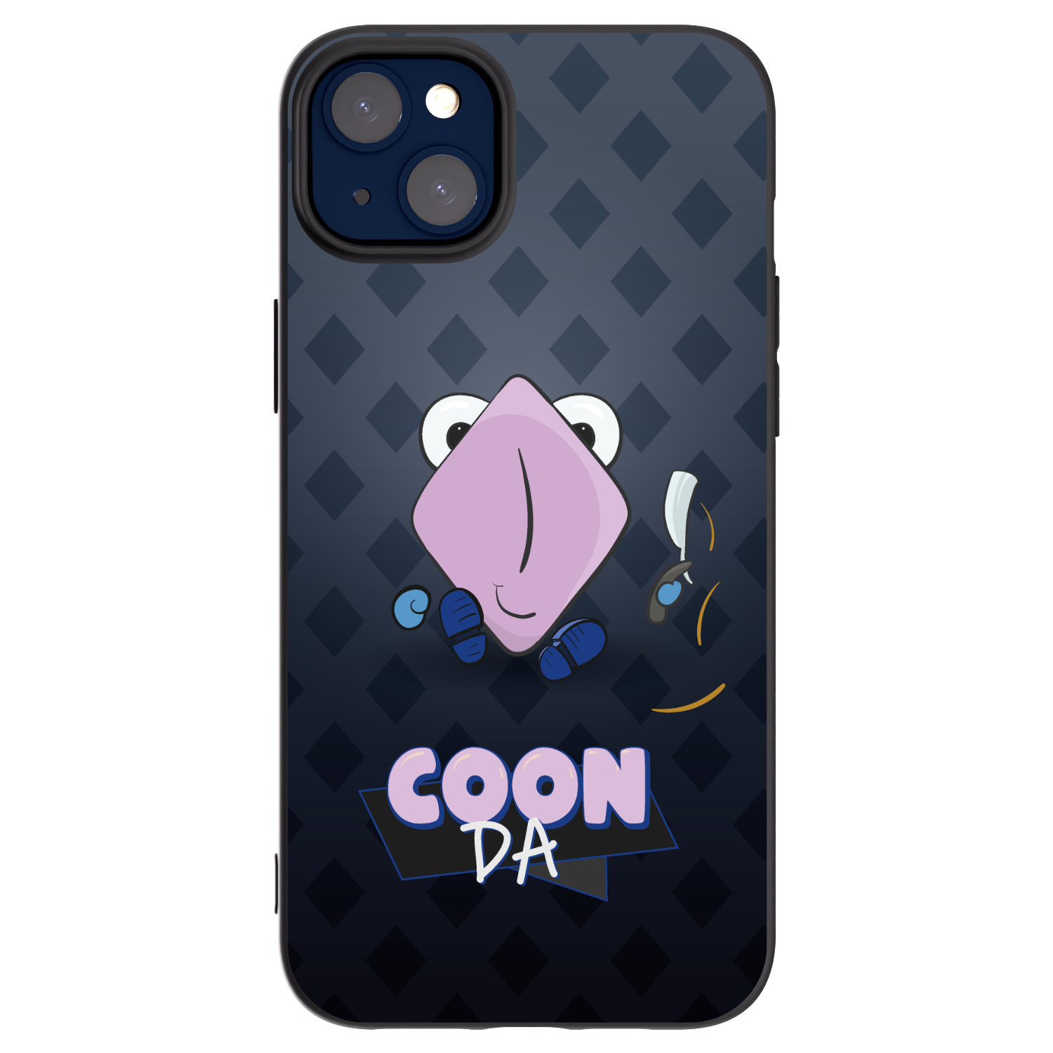 Picasee silikonový černý obal pro Apple iPhone 14 Plus - COONDA holátko - tmavá