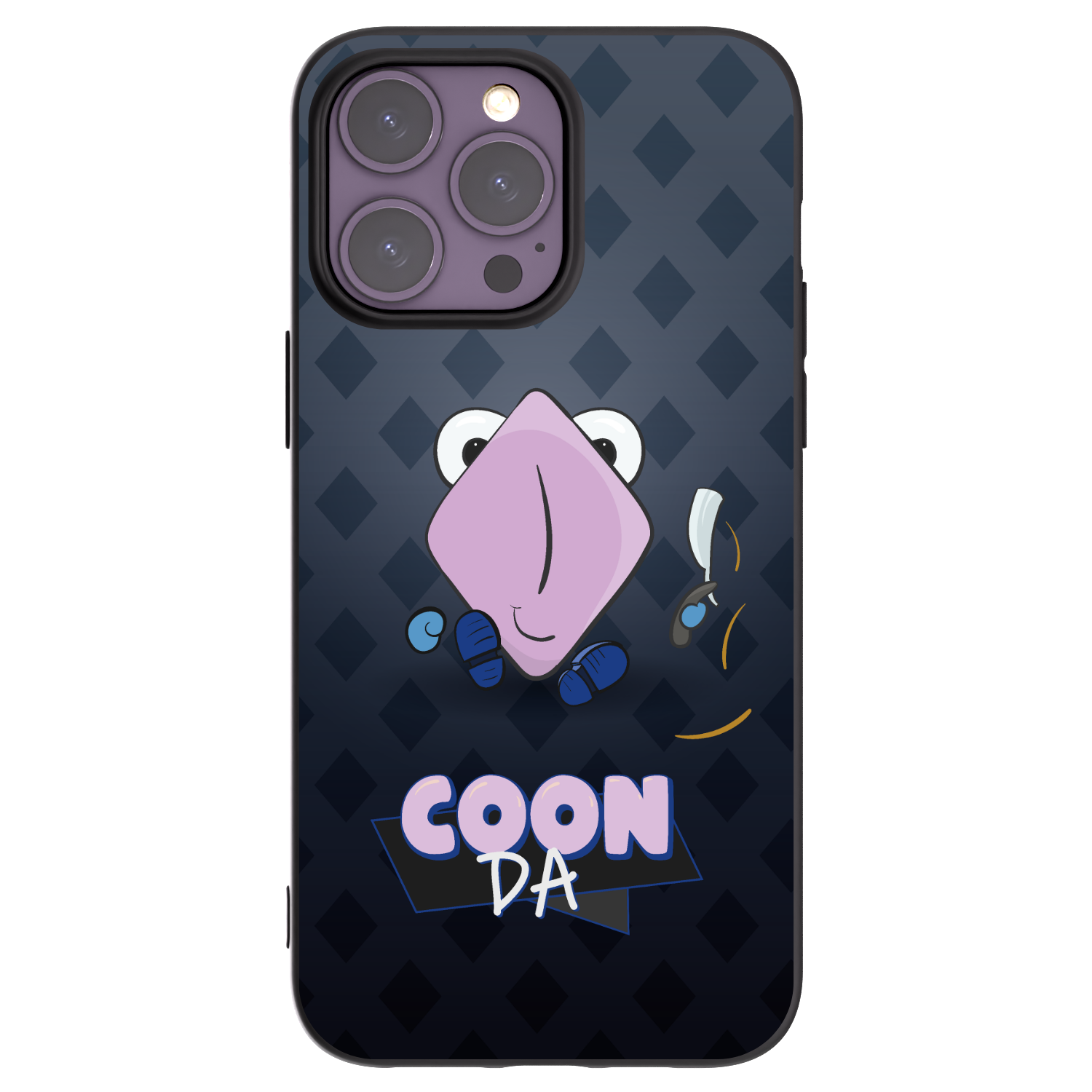 Picasee silikonový černý obal pro Apple iPhone 14 Pro Max - COONDA holátko - tmavá