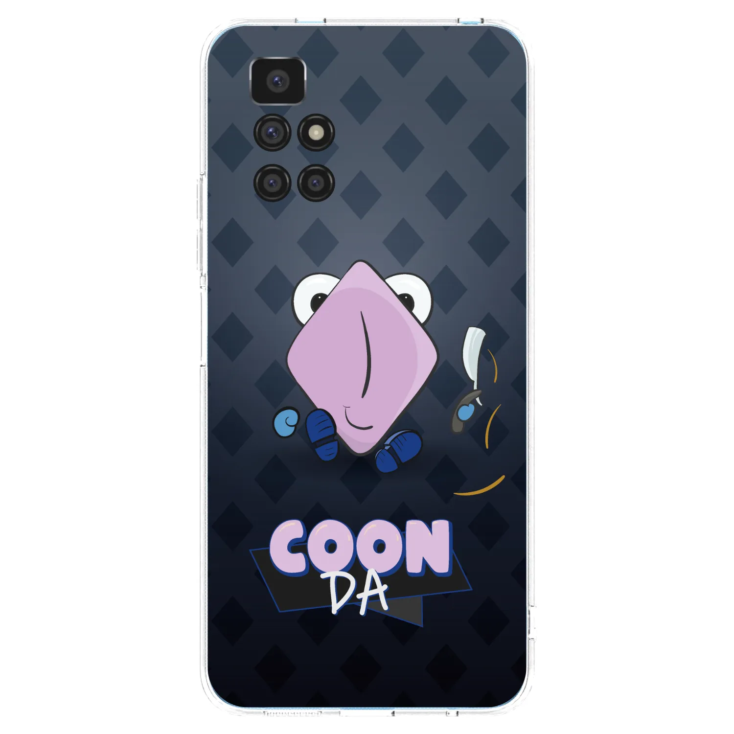 Picasee silikonový průhledný obal pro Xiaomi Redmi 10 (2022) - COONDA holátko - tmavá
