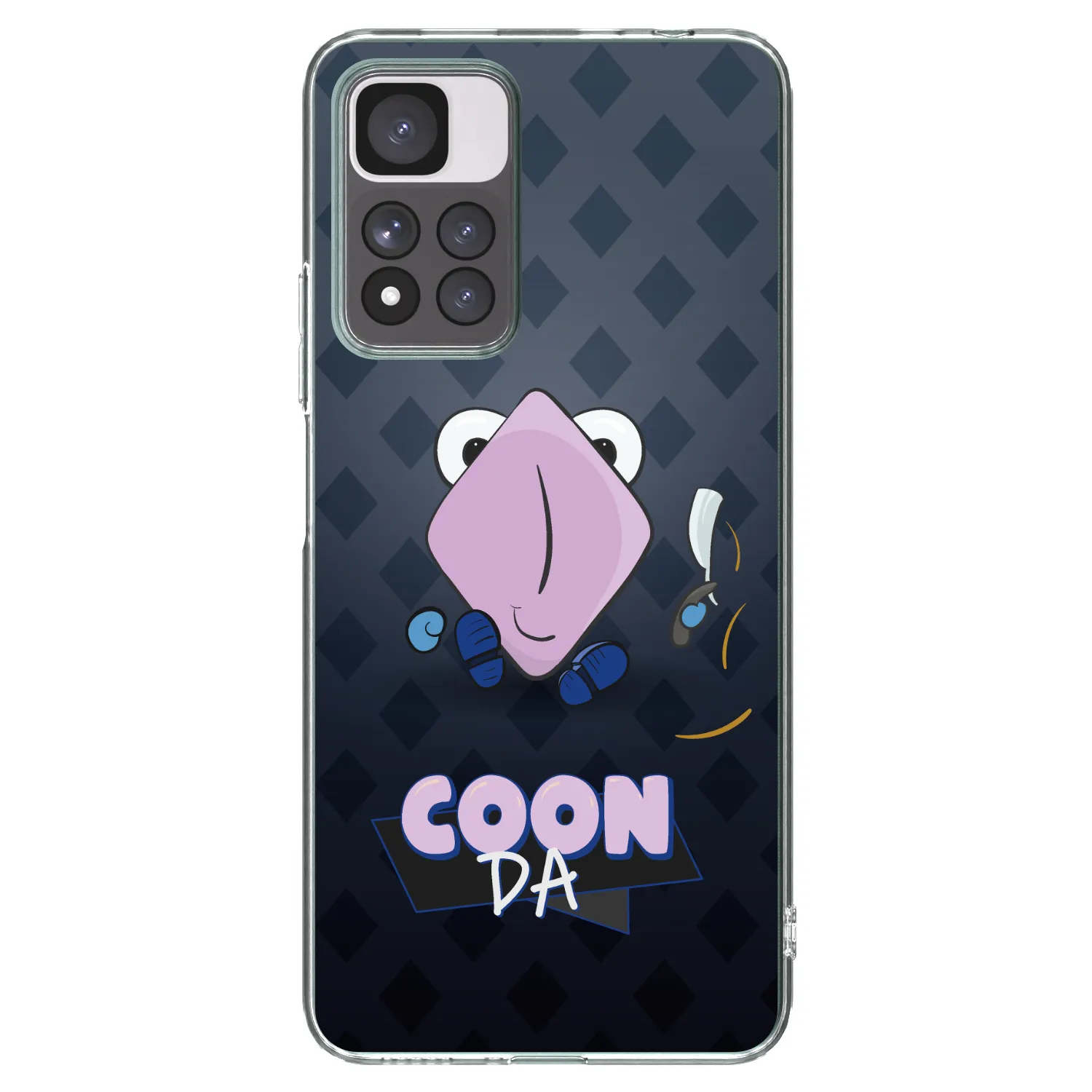 Picasee silikonový průhledný obal pro Xiaomi Redmi Note 11 Pro+ 5G - COONDA holátko - tmavá