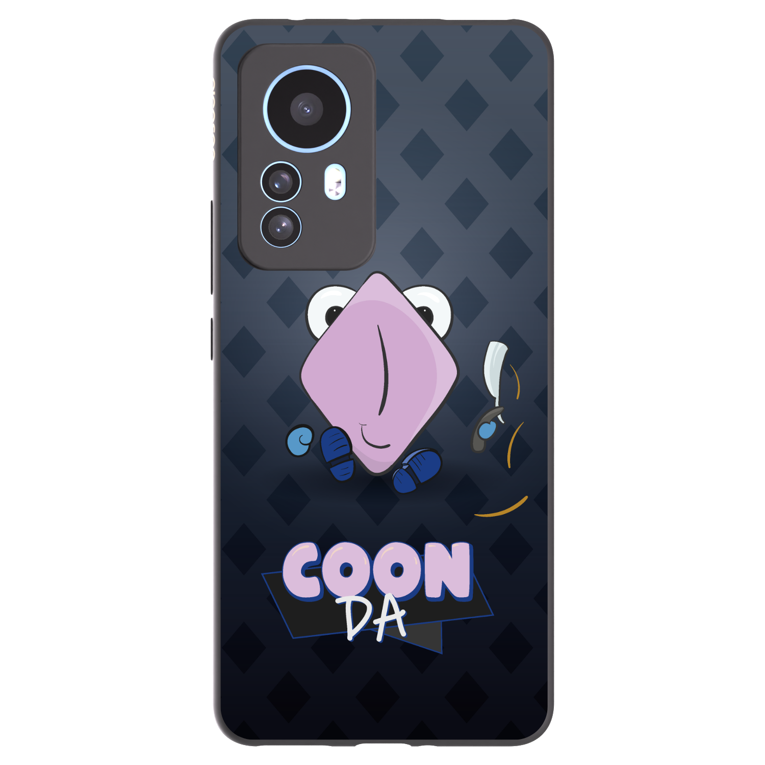 Picasee silikonový černý obal pro Xiaomi 12T - COONDA holátko - tmavá