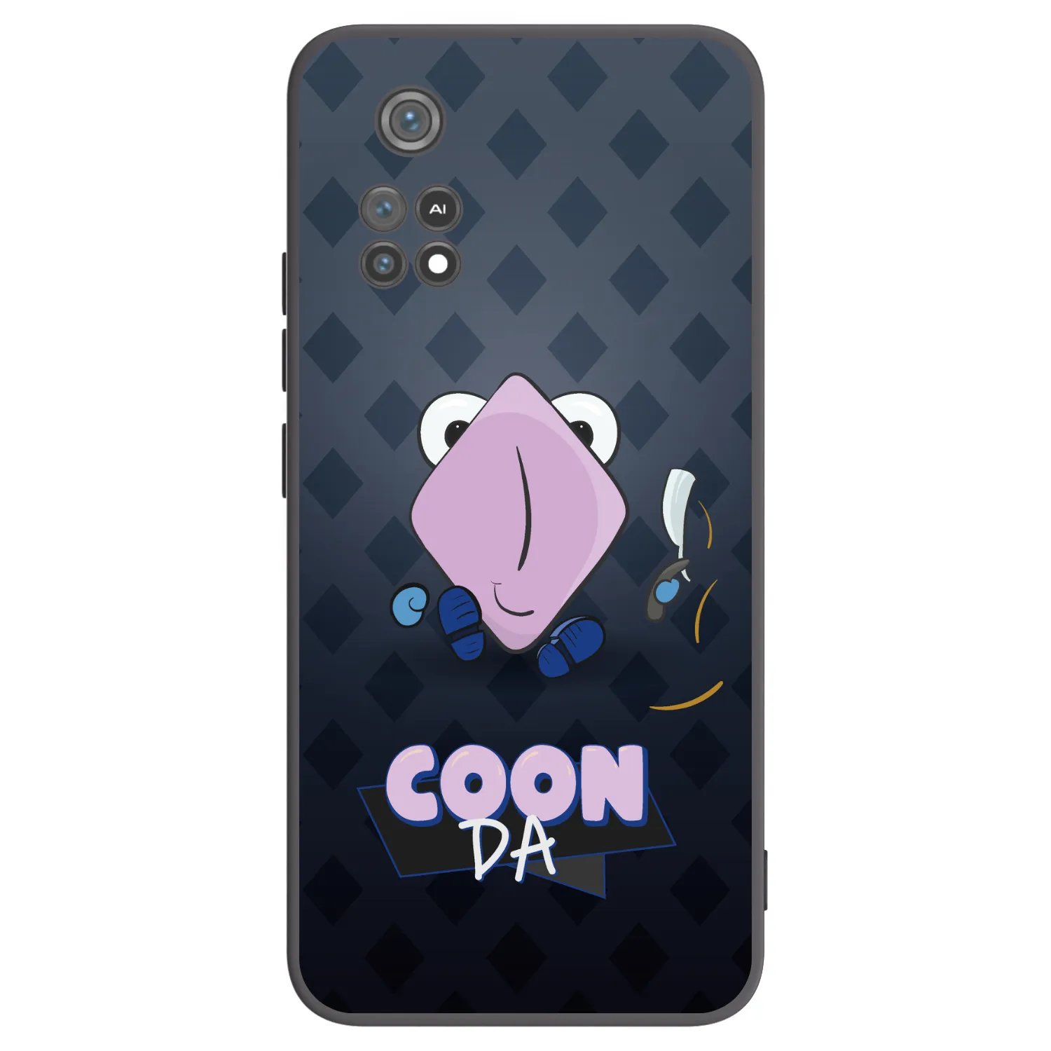 Picasee silikonový černý obal pro Xiaomi Poco M4 Pro - COONDA holátko - tmavá