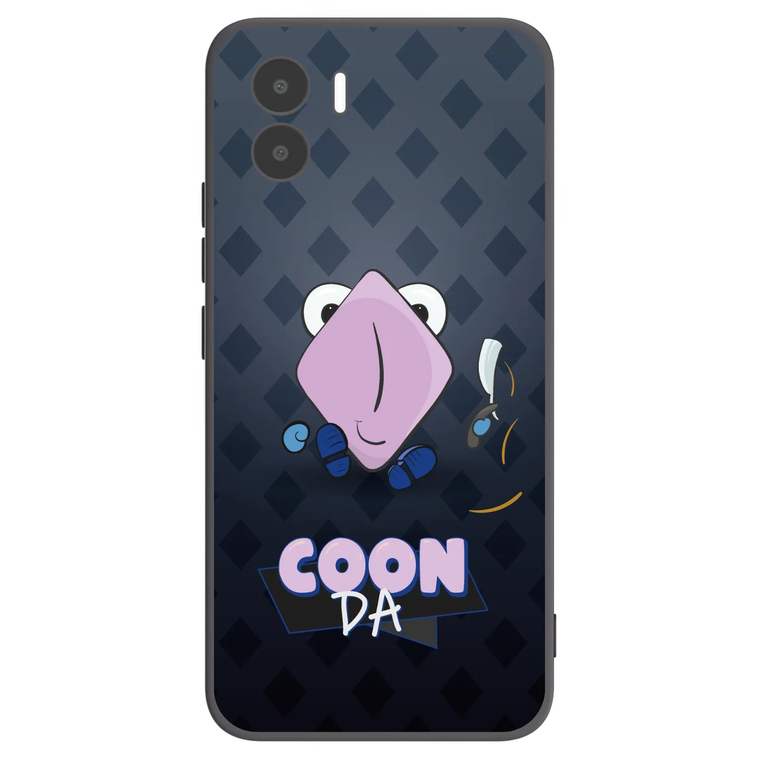 Picasee silikonový černý obal pro Xiaomi Redmi A1 - COONDA holátko - tmavá