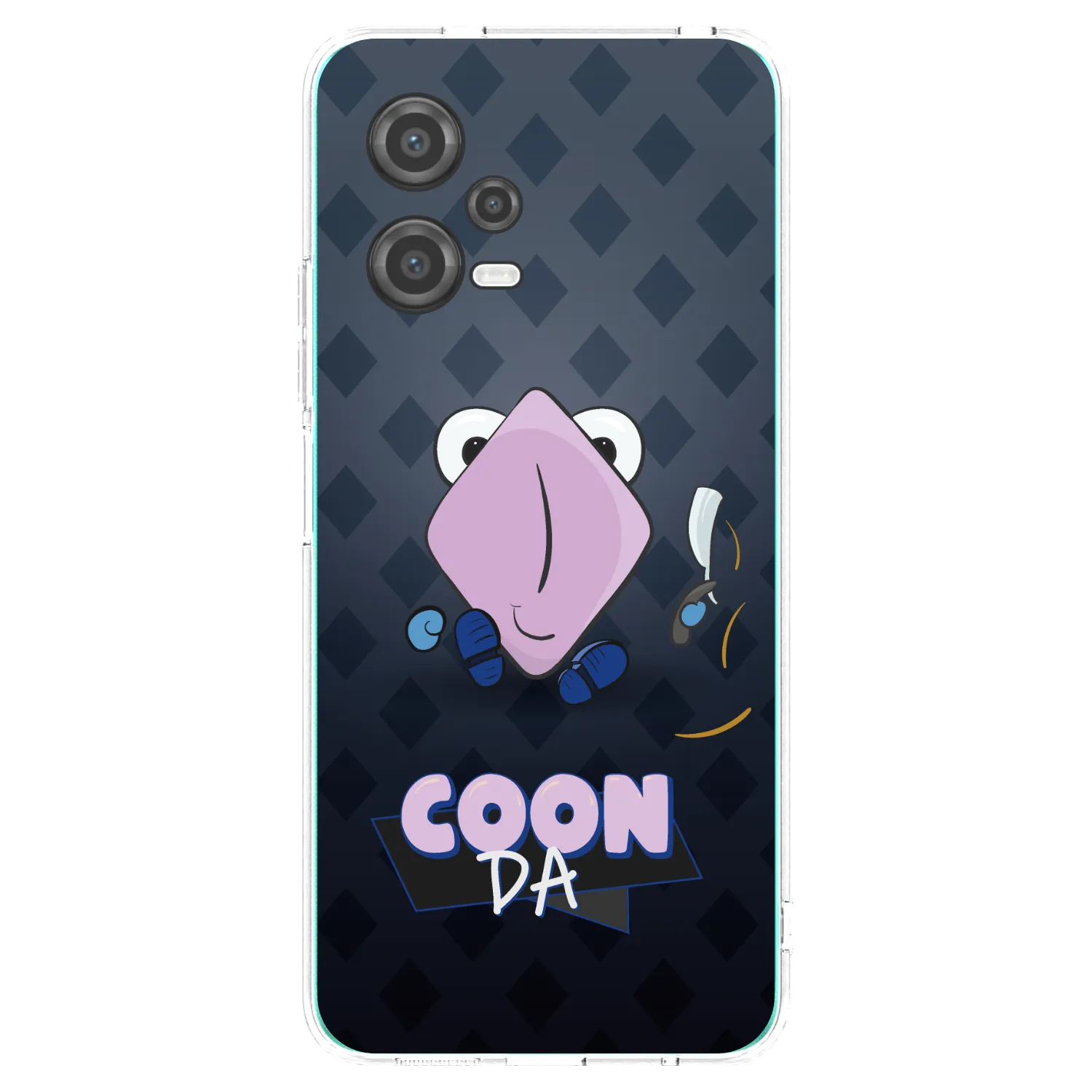 Picasee silikonový průhledný obal pro Xiaomi Poco X5 - COONDA holátko - tmavá