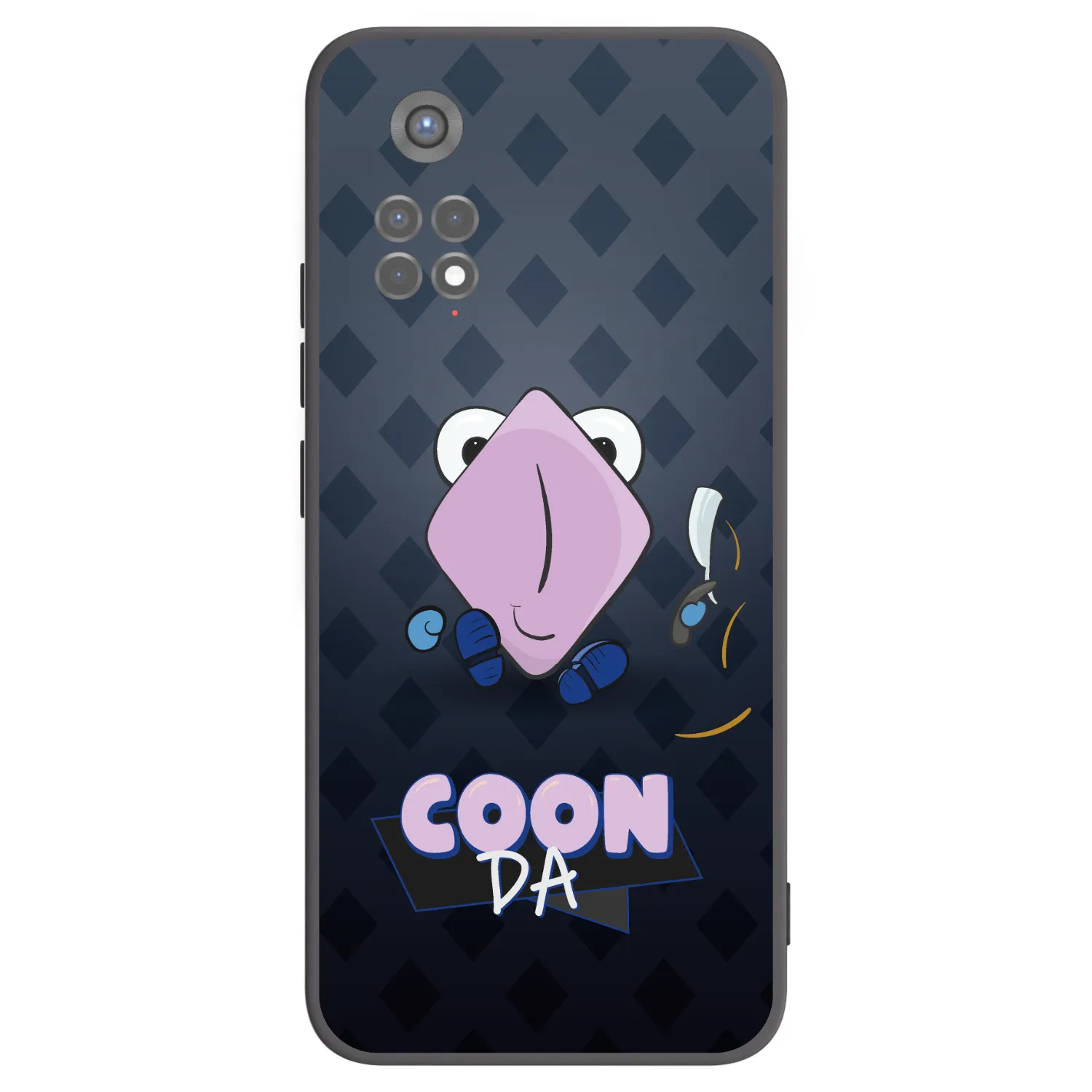 Picasee silikonový černý obal pro Xiaomi Redmi Note 11S 5G - COONDA holátko - tmavá