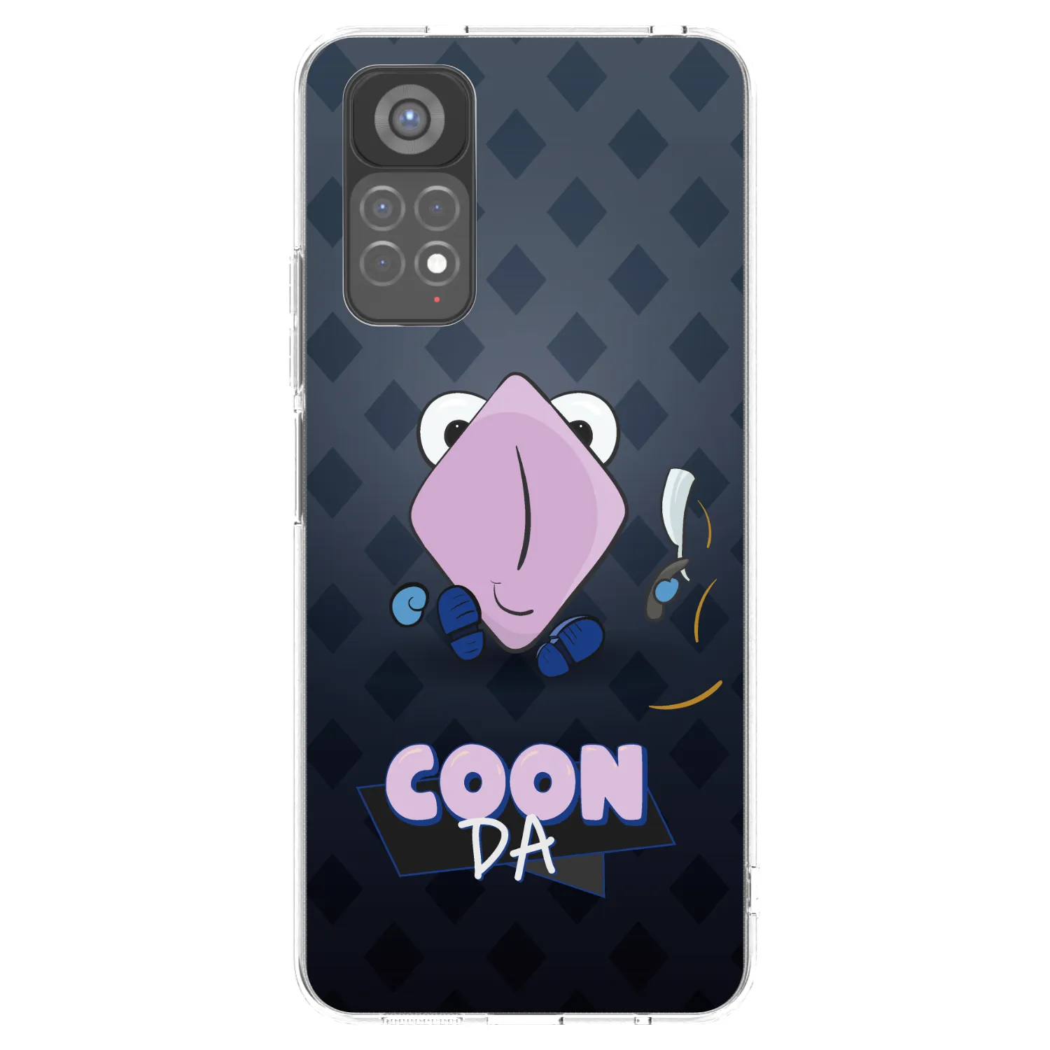 Picasee silikonový průhledný obal pro Xiaomi Redmi Note 11S 5G - COONDA holátko - tmavá