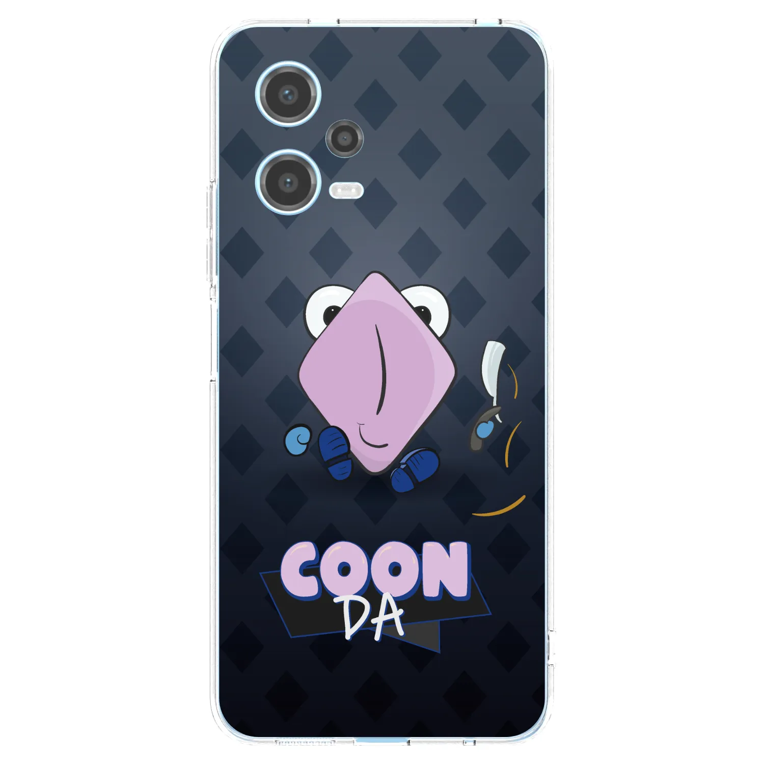 Picasee silikonový průhledný obal pro Xiaomi Redmi Note 12 5G - COONDA holátko - tmavá