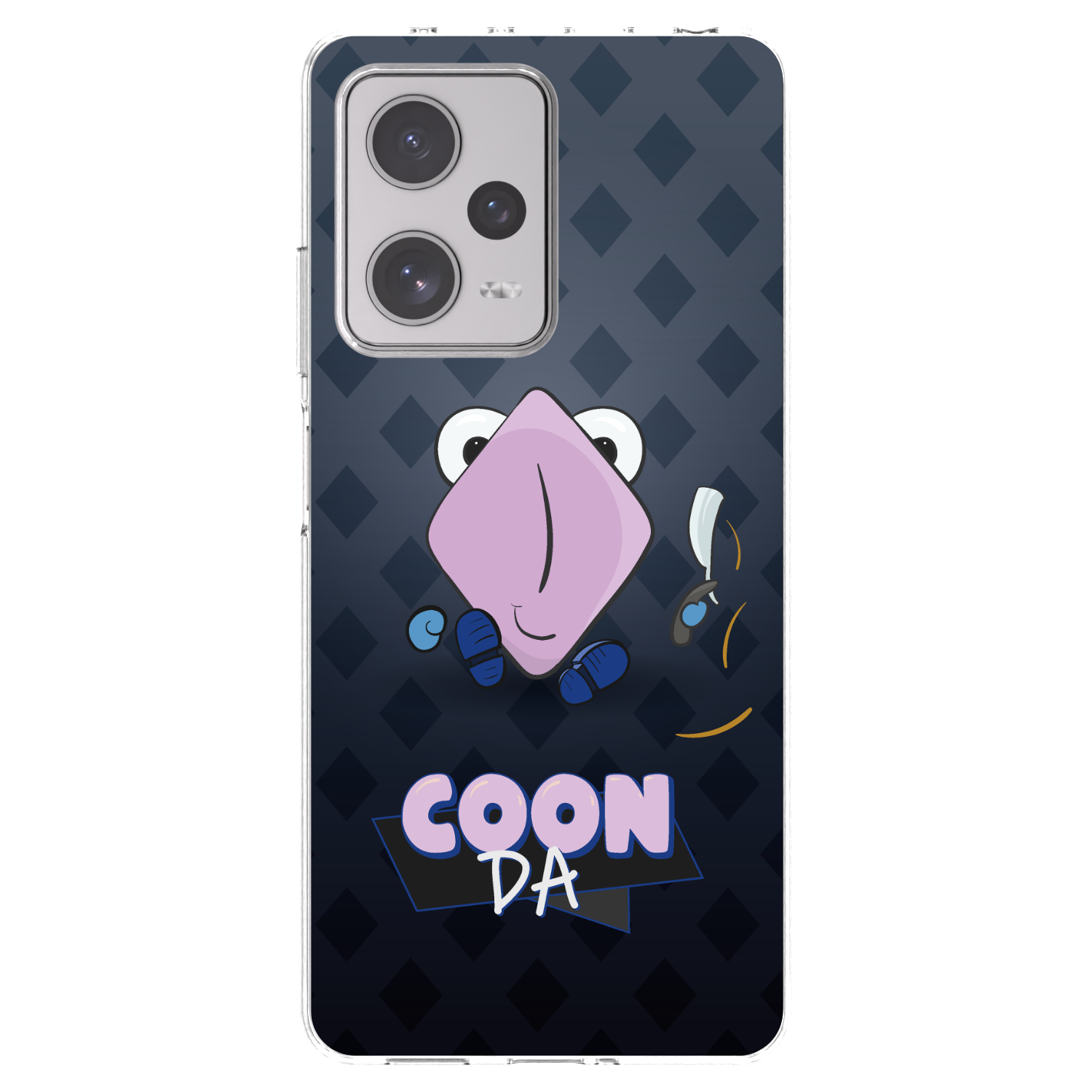 Picasee silikonový průhledný obal pro Xiaomi Redmi Note 12 Pro+ 5G - COONDA holátko - tmavá