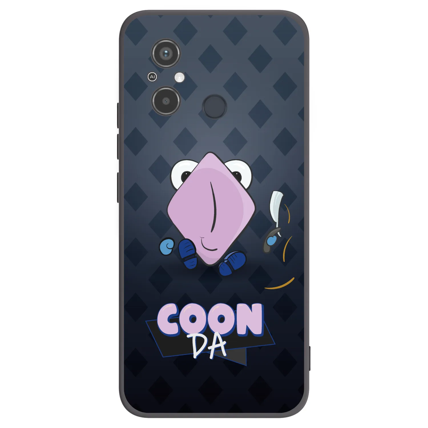 Picasee silikonový černý obal pro Xiaomi Redmi 12C - COONDA holátko - tmavá