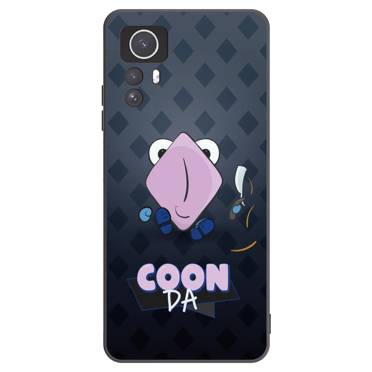 Picasee silikonový černý obal pro Xiaomi Redmi Note 12S - COONDA holátko - tmavá