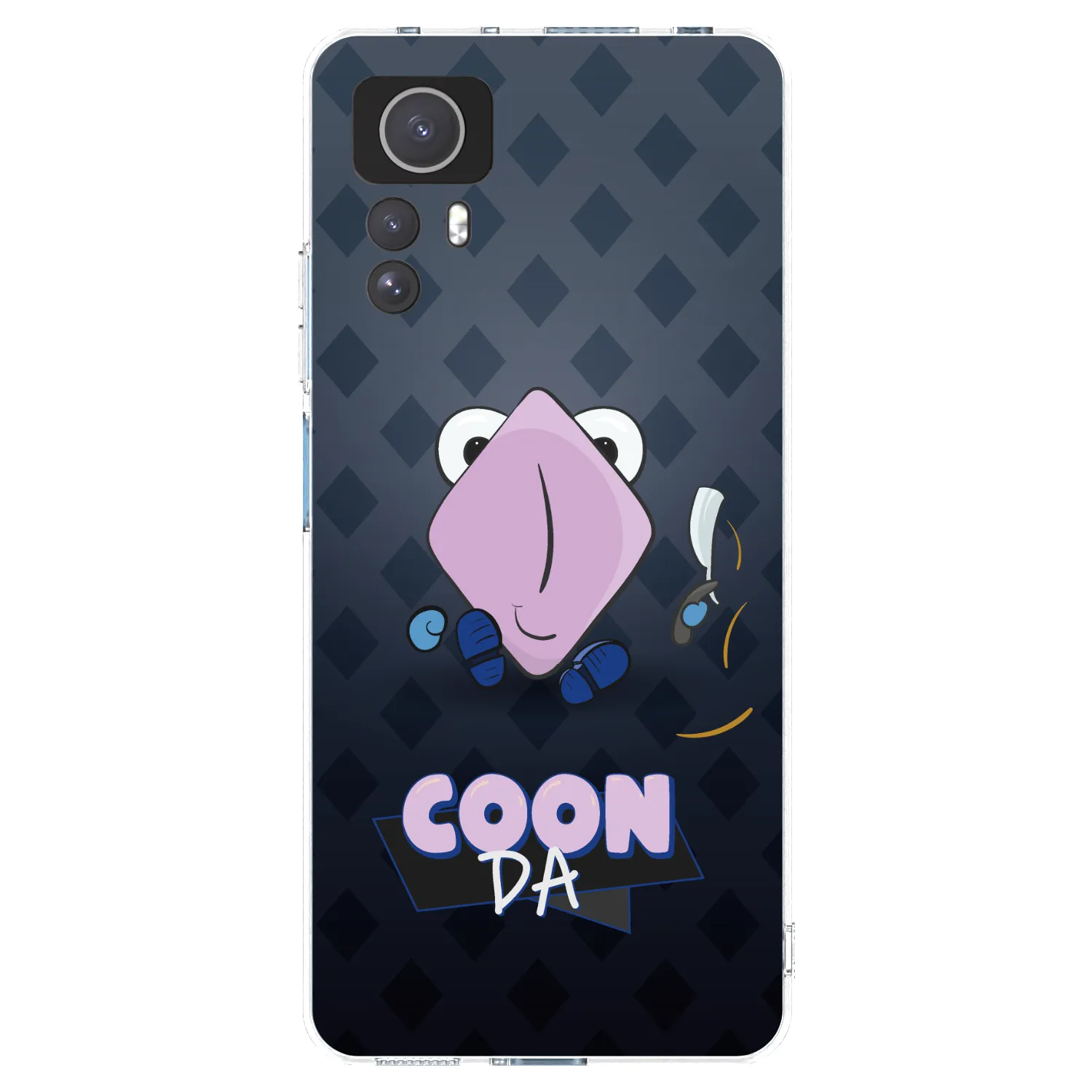 Picasee silikonový průhledný obal pro Xiaomi Redmi Note 12S - COONDA holátko - tmavá