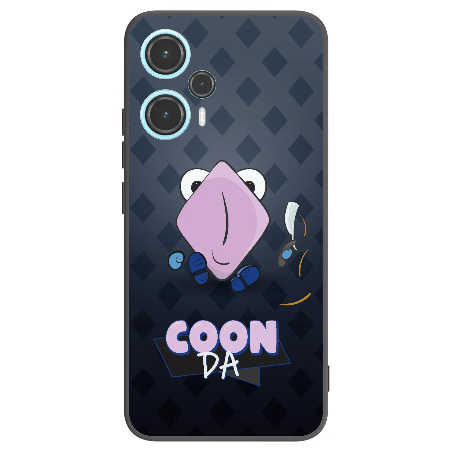 Picasee silikonový černý obal pro Xiaomi Poco F5 - COONDA holátko - tmavá