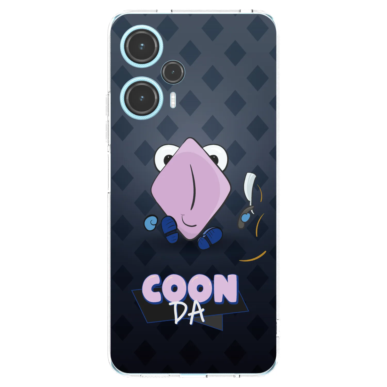 Picasee silikonový průhledný obal pro Xiaomi Poco F5 - COONDA holátko - tmavá