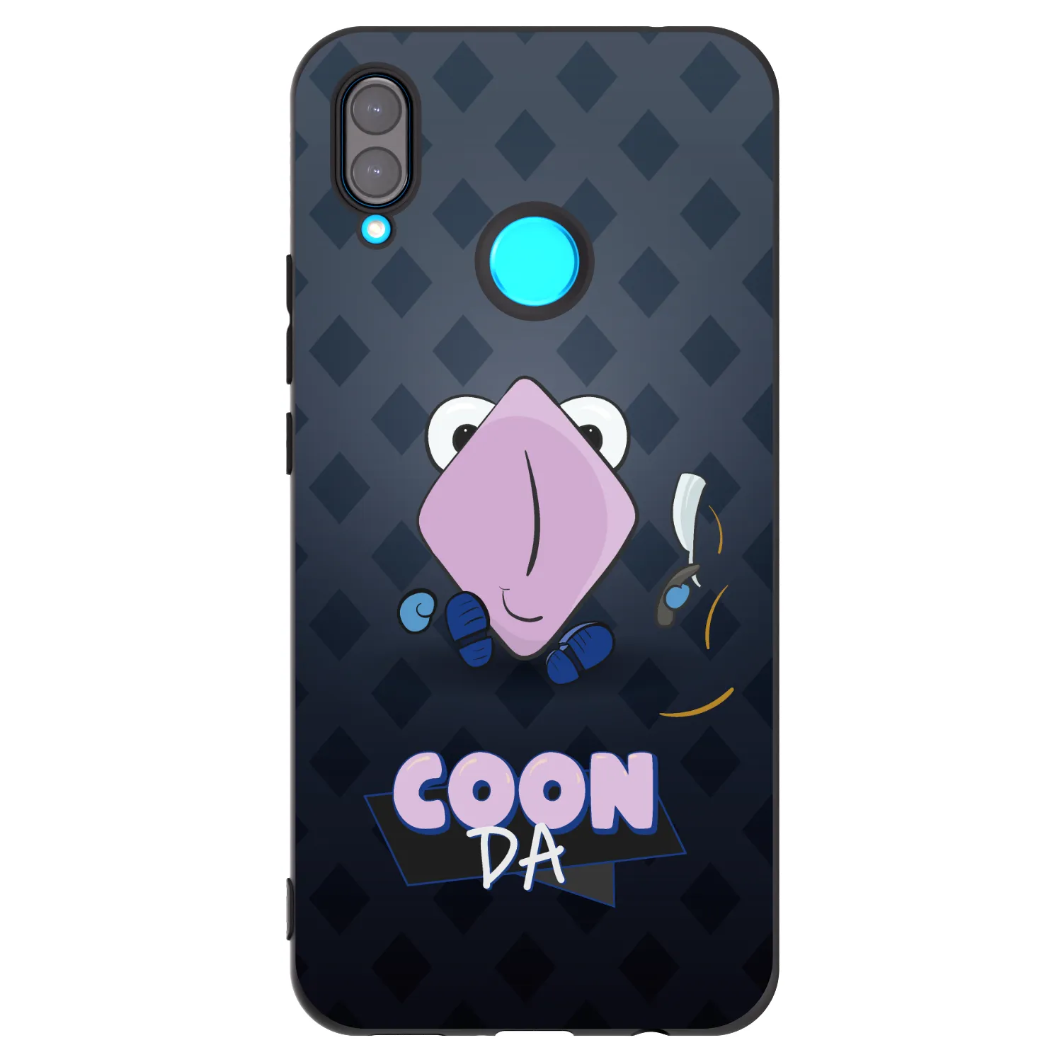 Picasee silikonový černý obal pro Huawei Nova 3i - COONDA holátko - tmavá