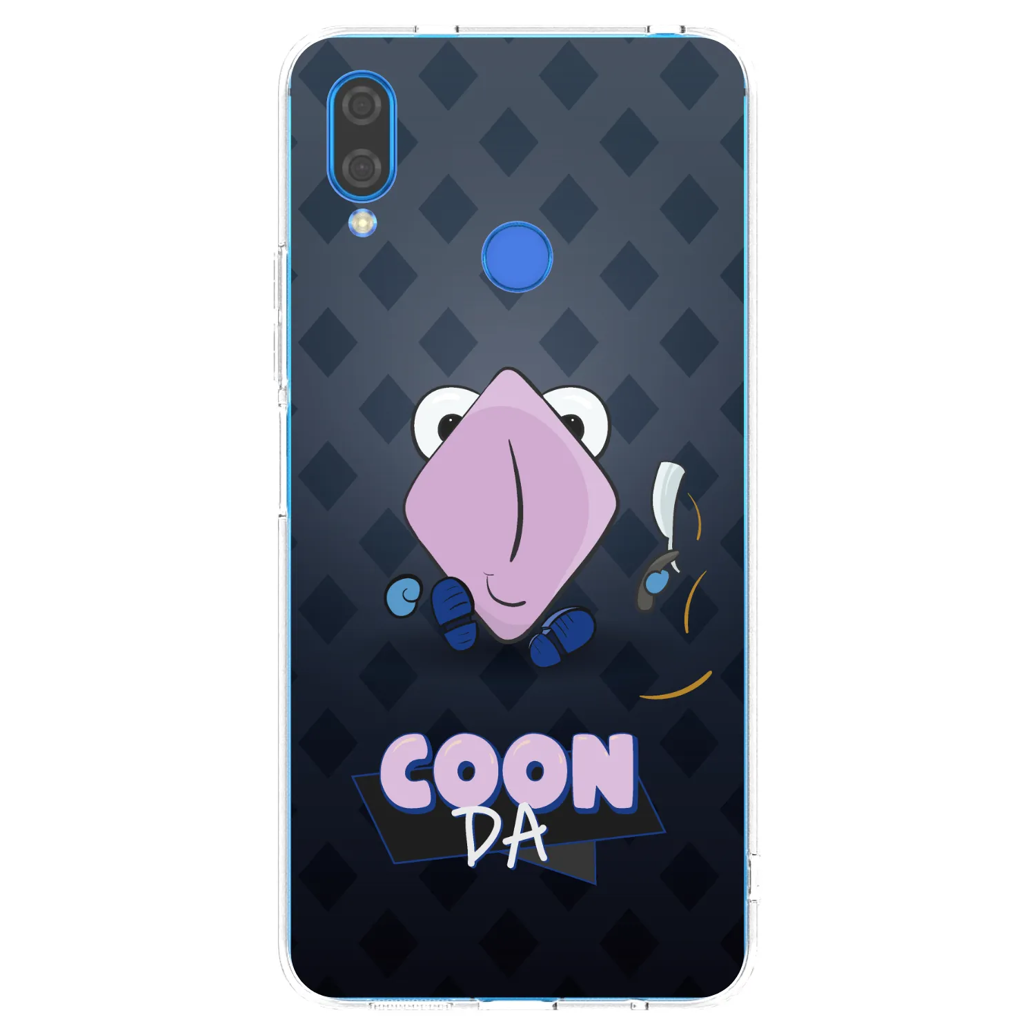 Picasee silikonový průhledný obal pro Huawei Nova 3i - COONDA holátko - tmavá