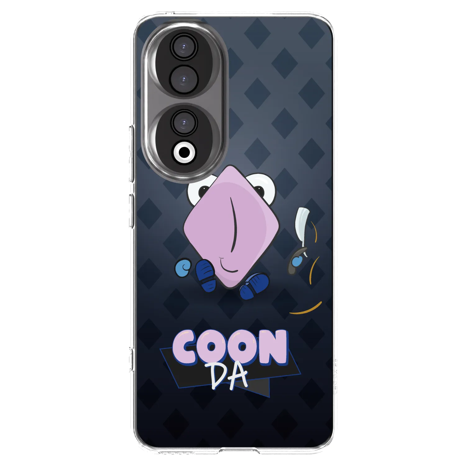 Picasee silikonový průhledný obal pro Honor 90 5G - COONDA holátko - tmavá