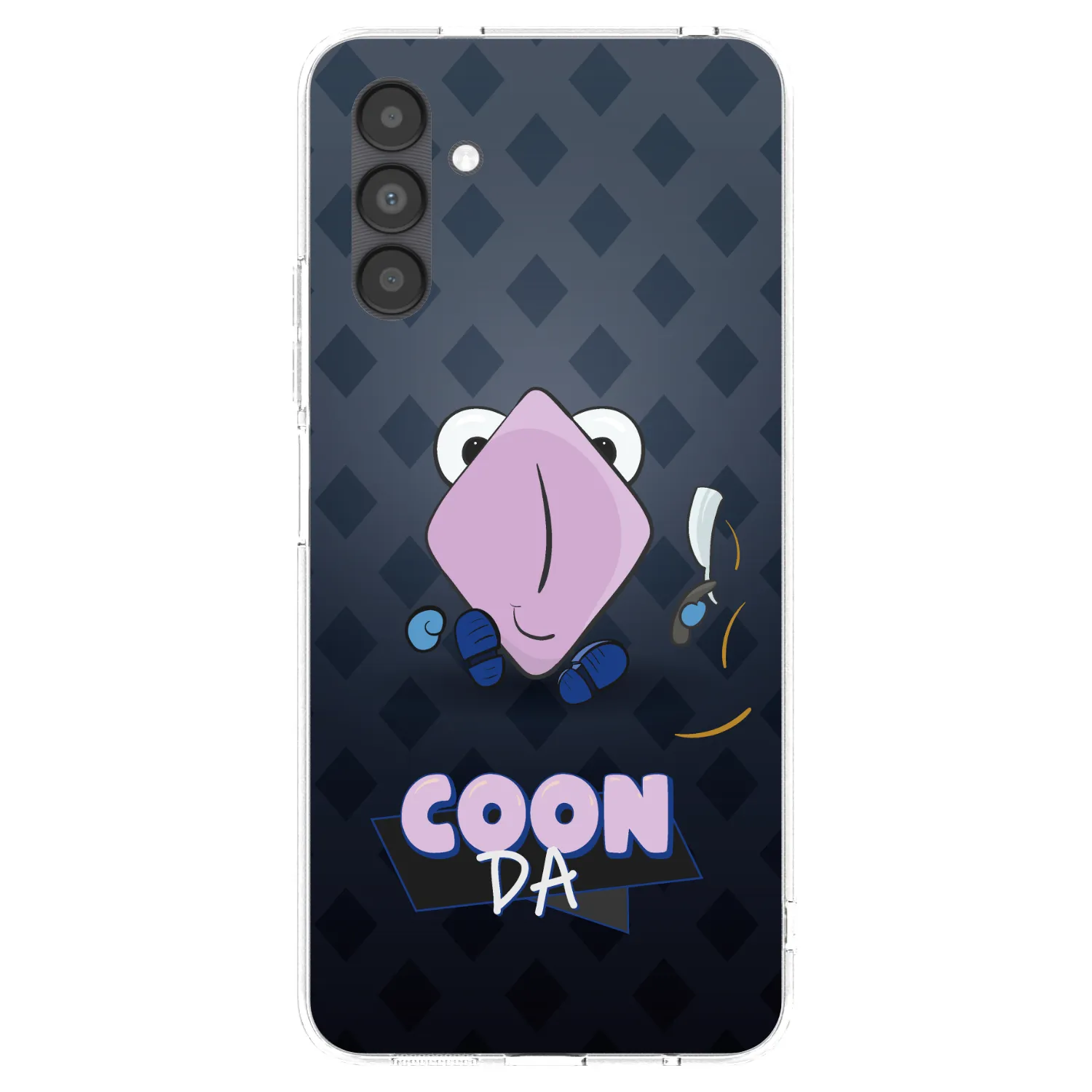 Picasee silikonový průhledný obal pro Samsung Galaxy A04s A047F - COONDA holátko - tmavá
