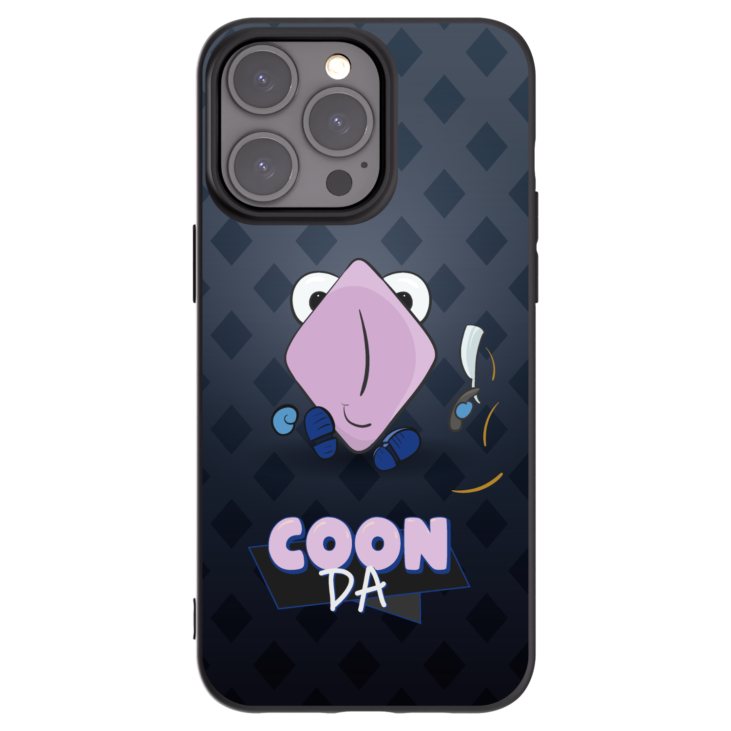 Picasee silikonový černý obal pro Apple iPhone 15 Pro Max - COONDA holátko - tmavá