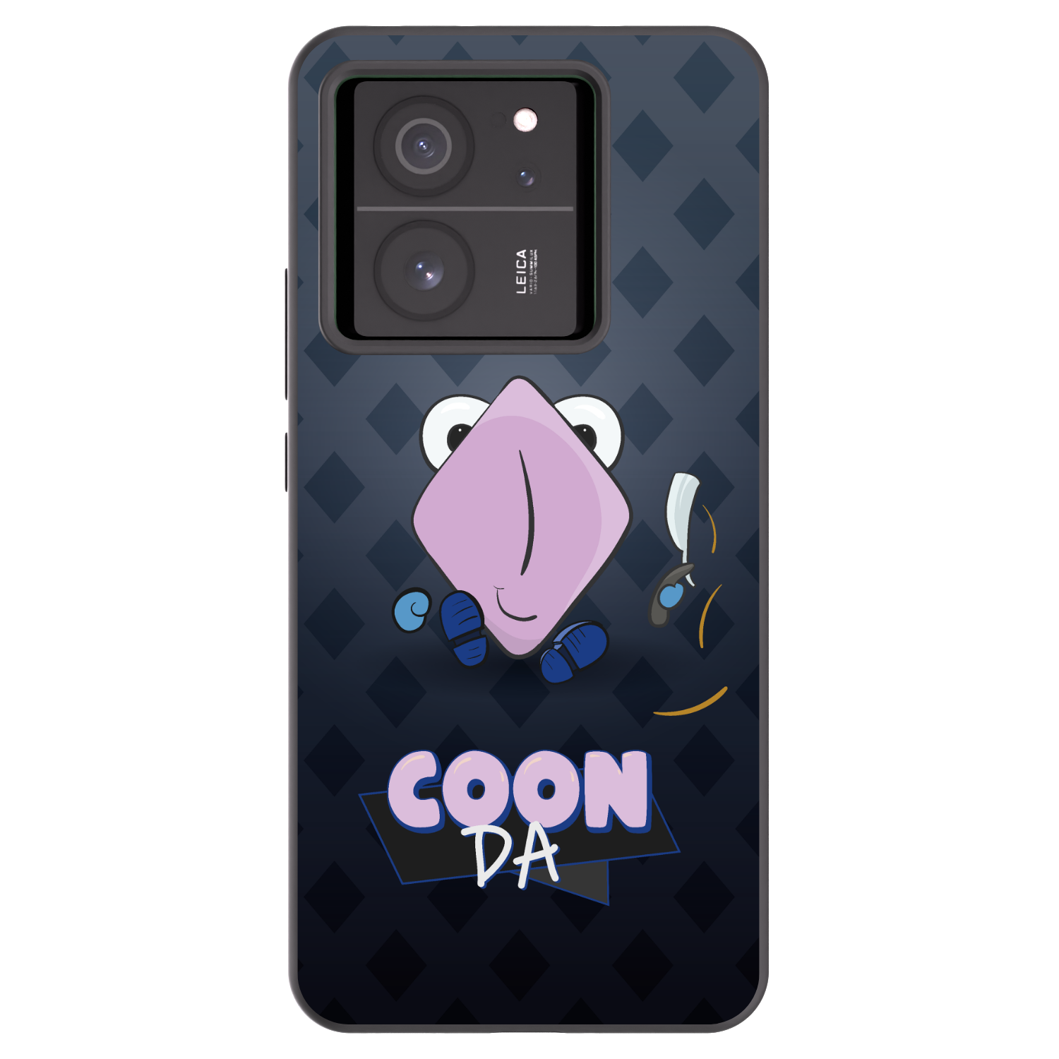 Picasee silikonový černý obal pro Xiaomi 13T - COONDA holátko - tmavá