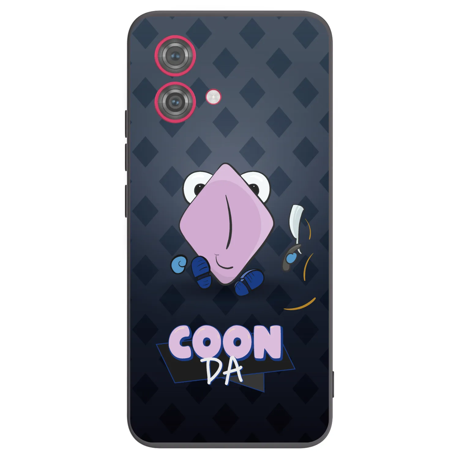 Picasee silikonový černý obal pro Motorola Moto G84 5G - COONDA holátko - tmavá