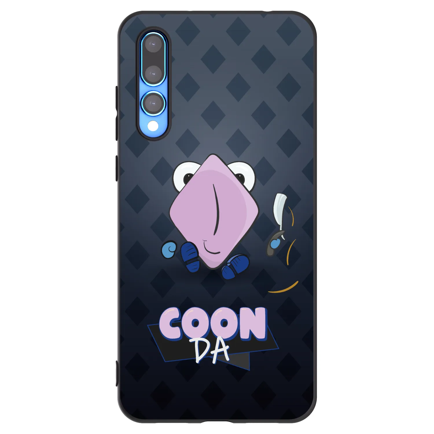 Picasee silikonový černý obal pro Huawei P20 Pro - COONDA holátko - tmavá