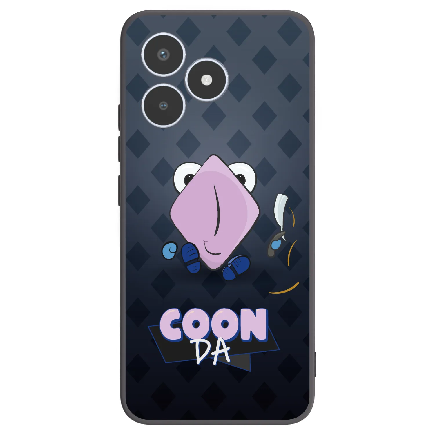 Picasee silikonový černý obal pro Realme C53 - COONDA holátko - tmavá