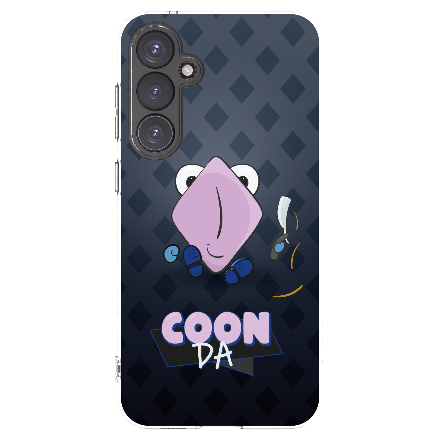 Picasee silikonový průhledný obal pro Samsung Galaxy S23 FE S711B - COONDA holátko - tmavá