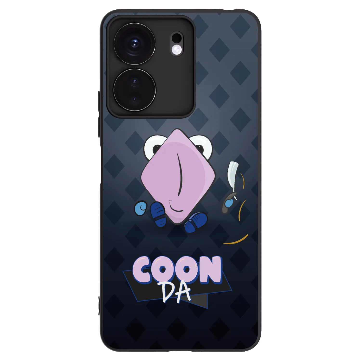 Picasee silikonový černý obal pro Xiaomi Redmi 13C 4G - COONDA holátko - tmavá