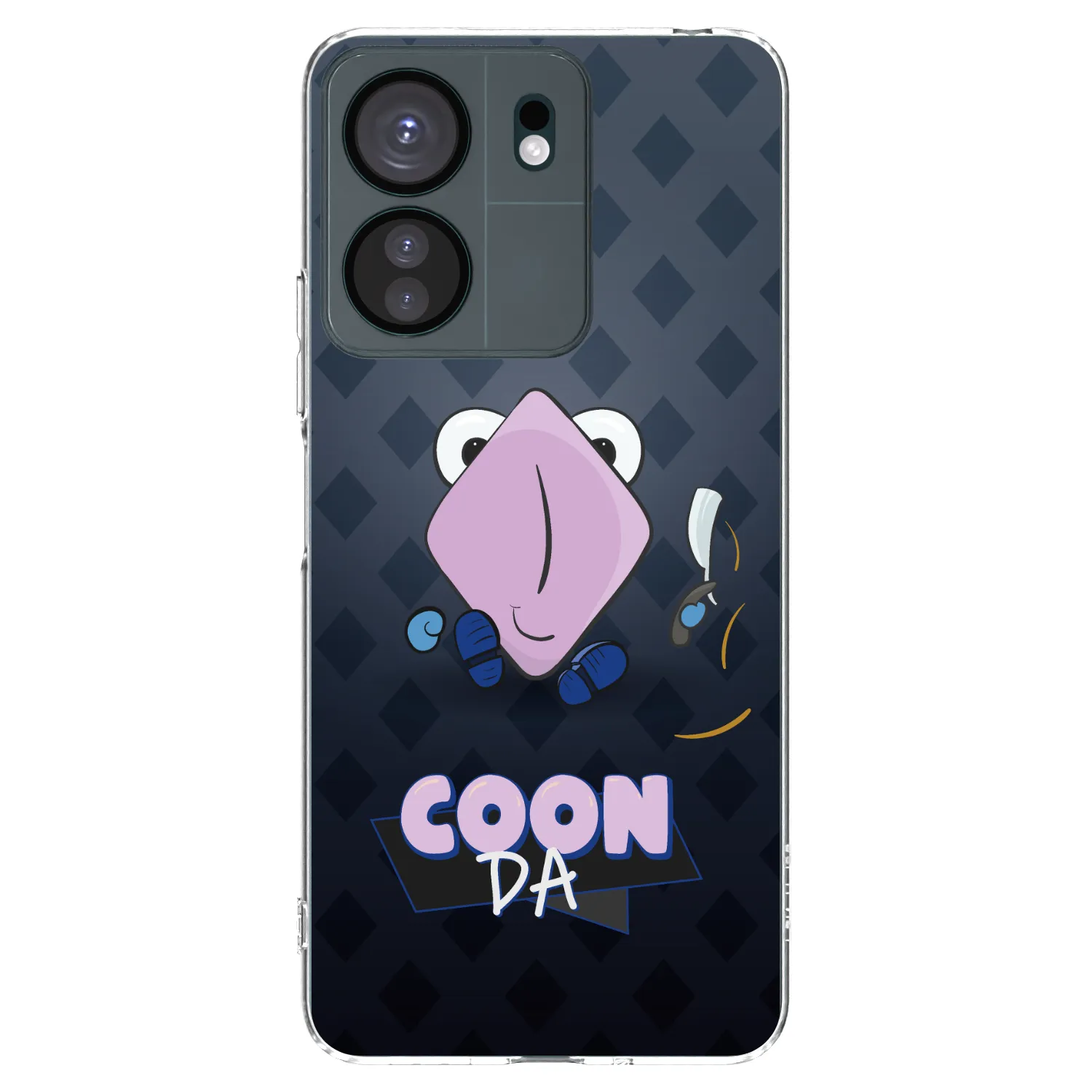 Picasee silikonový průhledný obal pro Xiaomi Redmi 13C 4G - COONDA holátko - tmavá