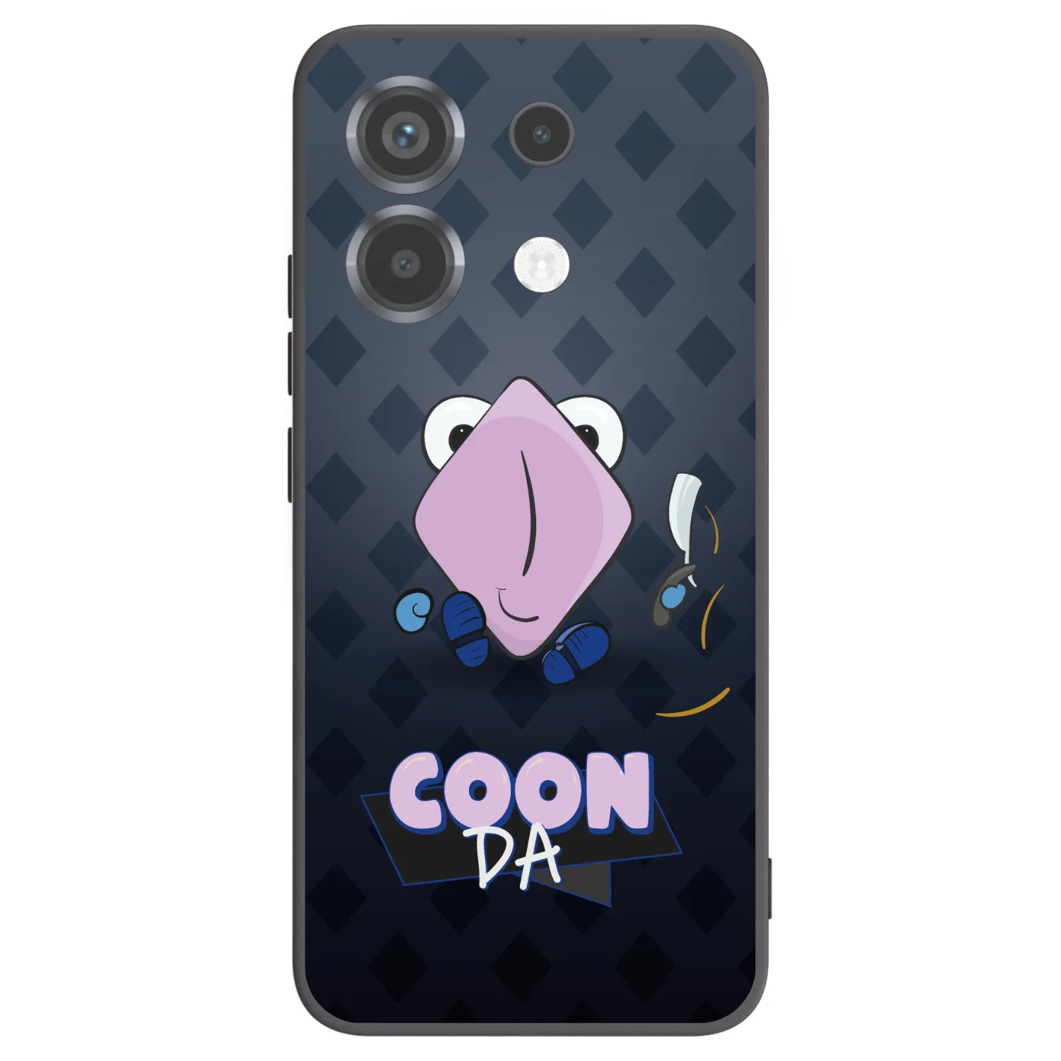 Picasee silikonový černý obal pro Xiaomi Poco X6 - COONDA holátko - tmavá
