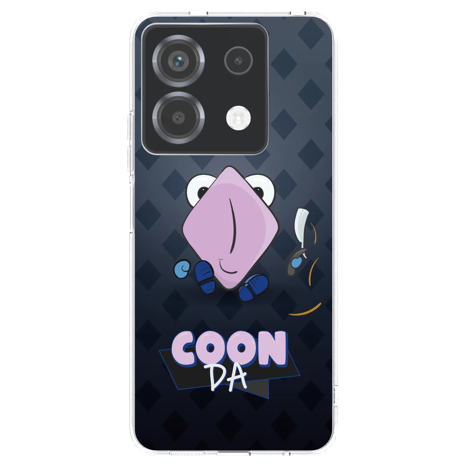Picasee silikonový průhledný obal pro Xiaomi Poco X6 - COONDA holátko - tmavá