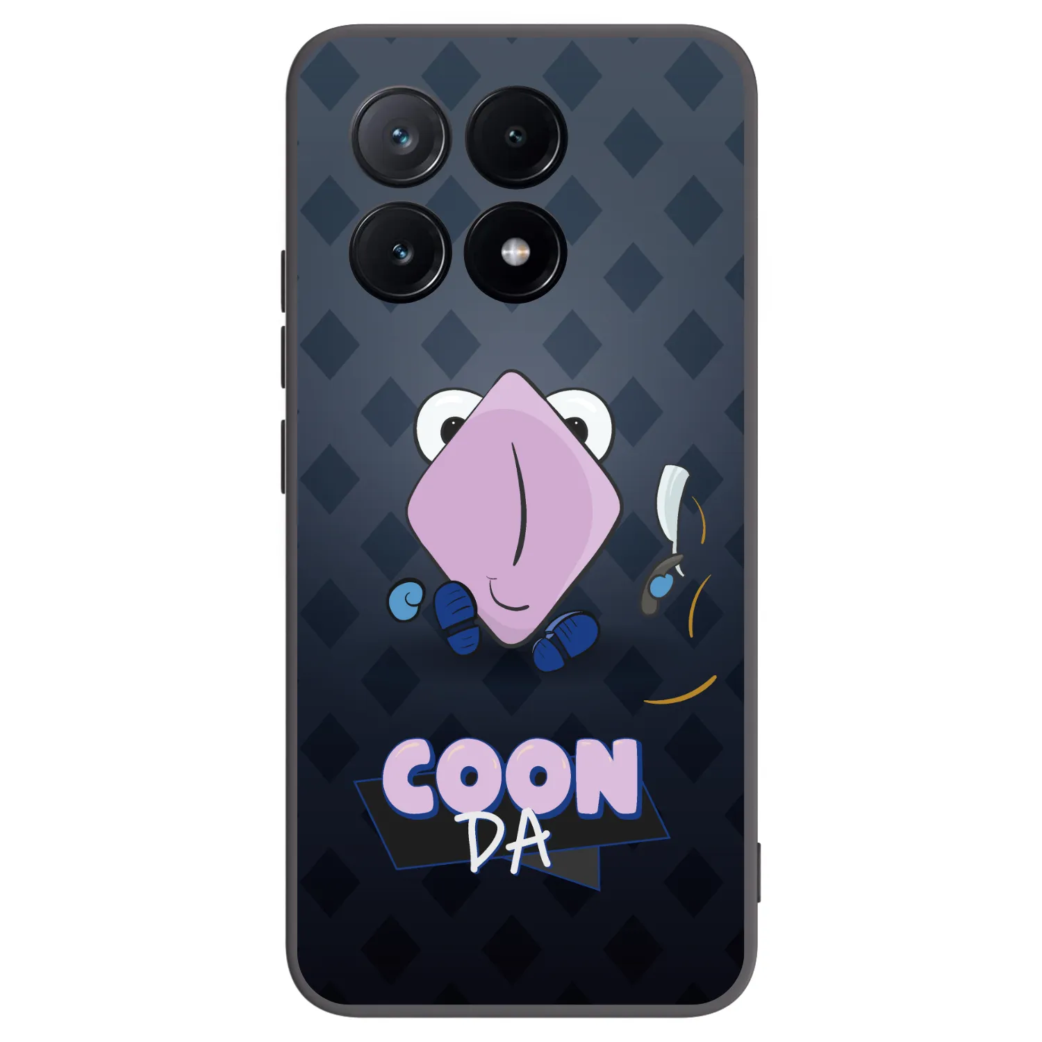 Picasee silikonový černý obal pro Xiaomi Poco X6 Pro - COONDA holátko - tmavá