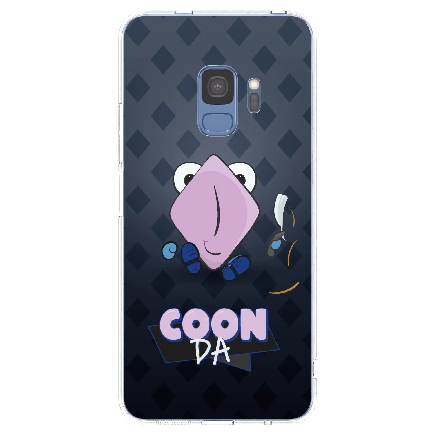 Picasee silikonový průhledný obal pro Samsung Galaxy S9 G960F - COONDA holátko - tmavá