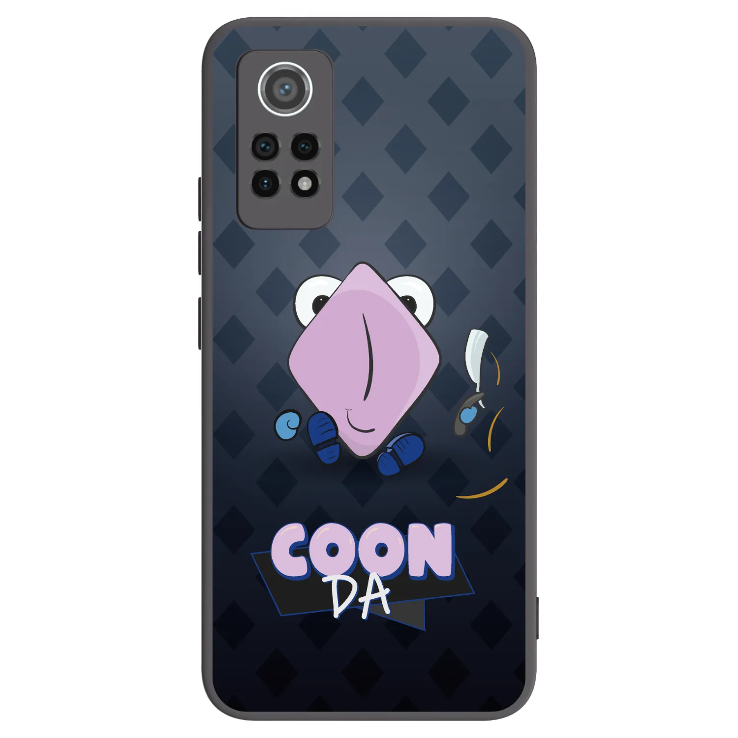 Picasee silikonový černý obal pro Xiaomi Redmi Note 12 Pro 4G - COONDA holátko - tmavá