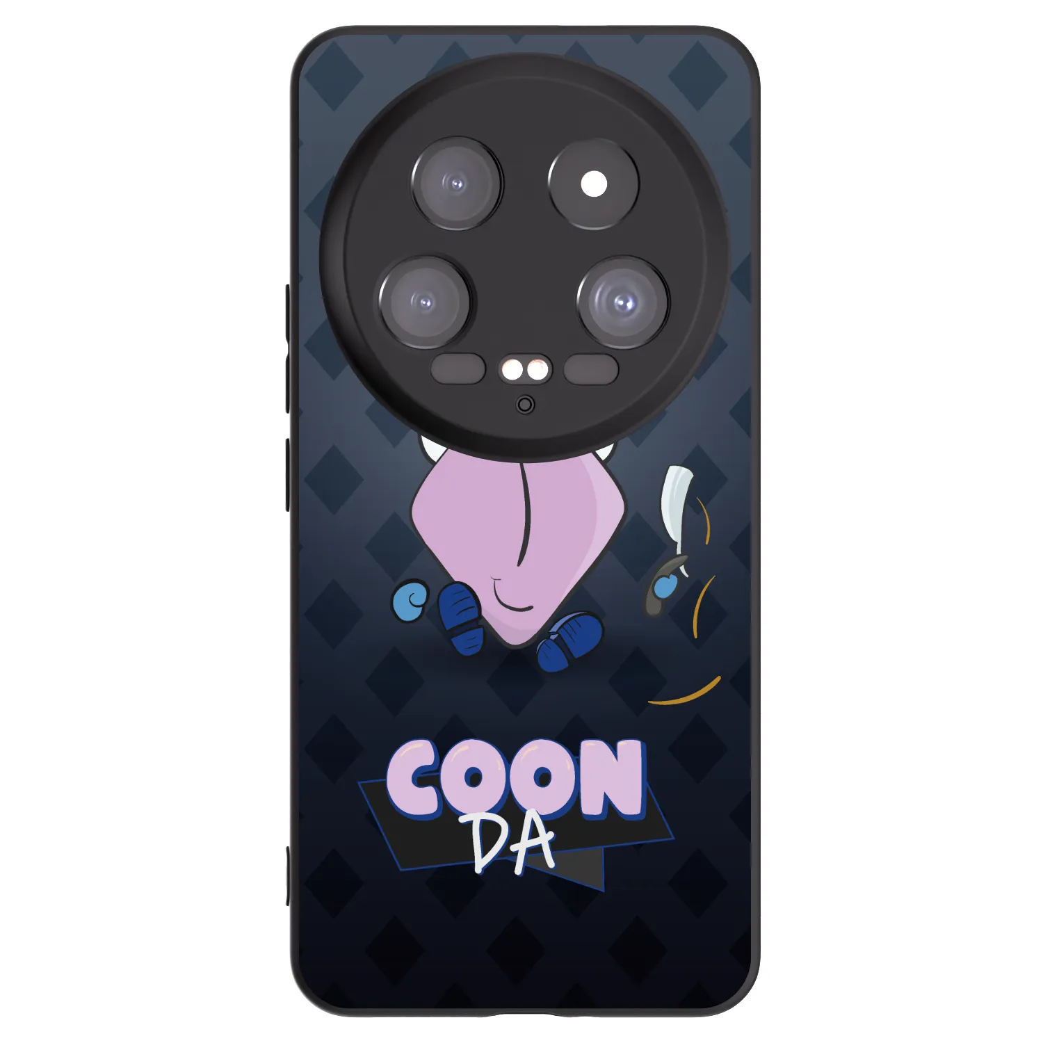 Picasee silikonový černý obal pro Xiaomi 14 Ultra - COONDA holátko - tmavá