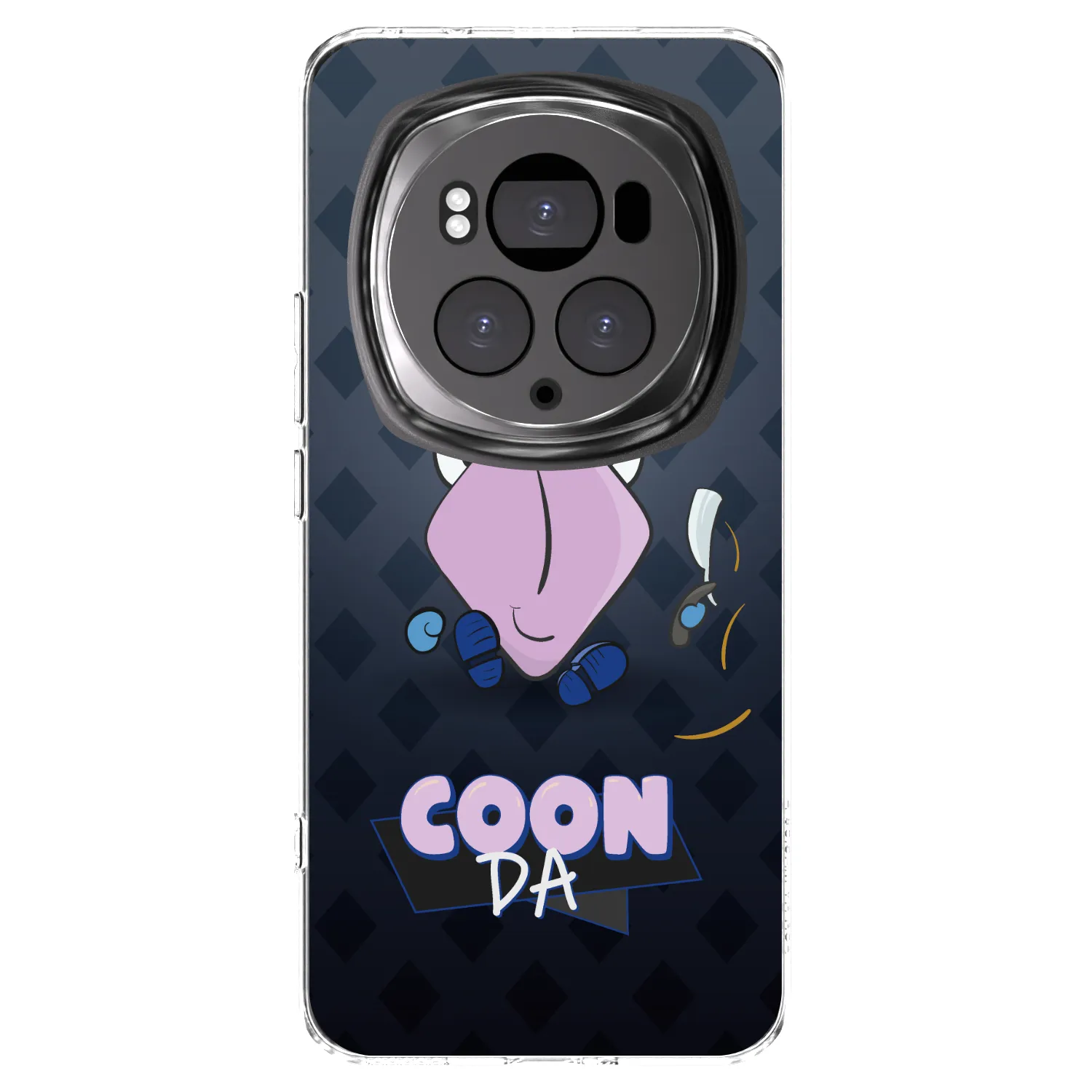 Picasee silikonový průhledný obal pro Honor Magic6 Pro - COONDA holátko - tmavá