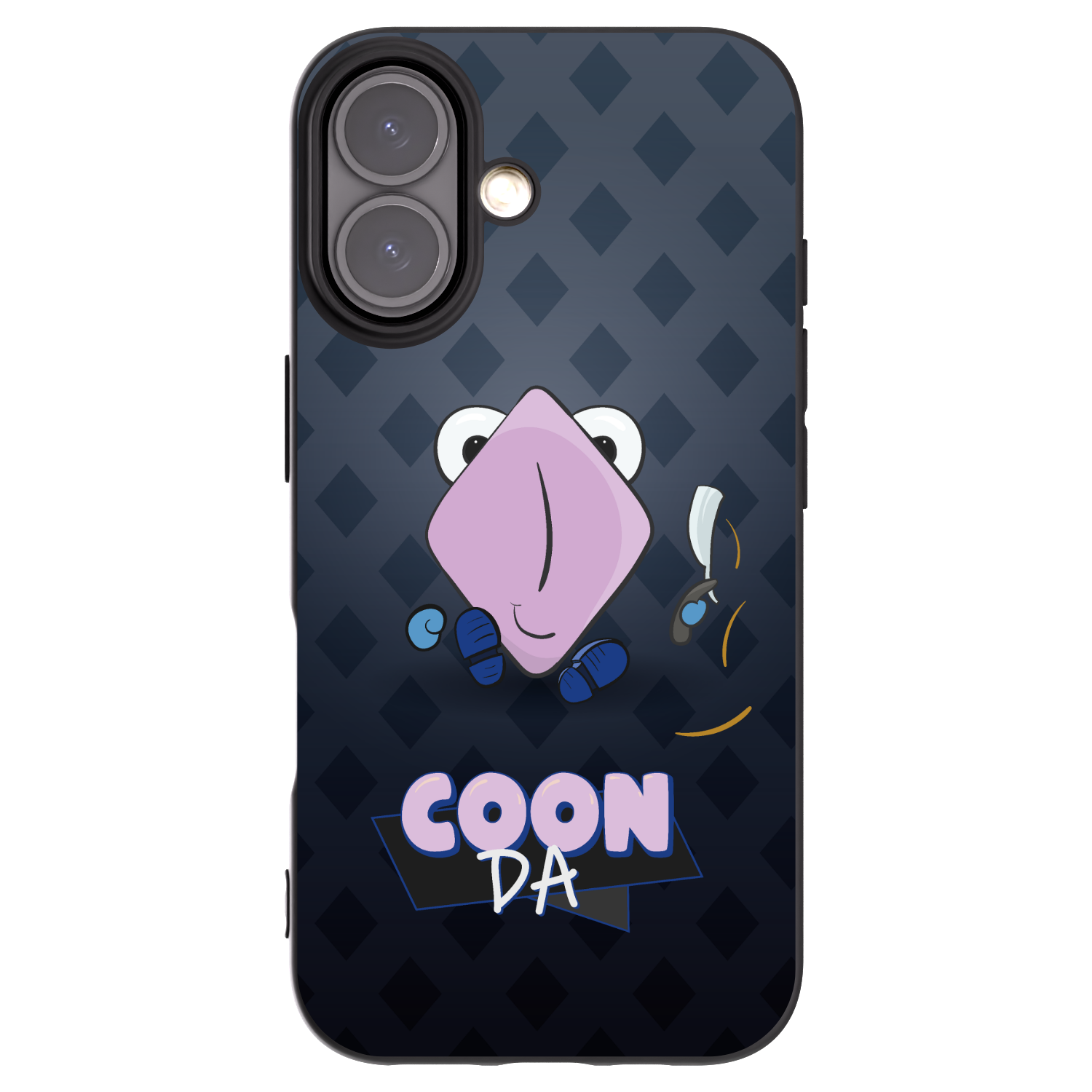 Picasee silikonový černý obal pro Apple iPhone 16 - COONDA holátko - tmavá